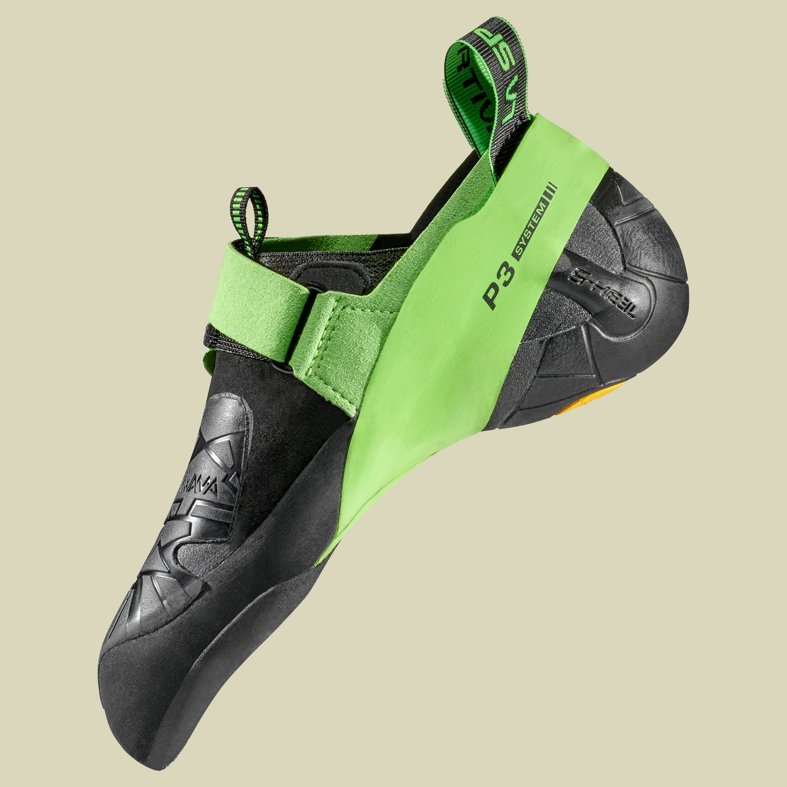 Skwama Vegan Men schwarz 45,5 - black/flash green