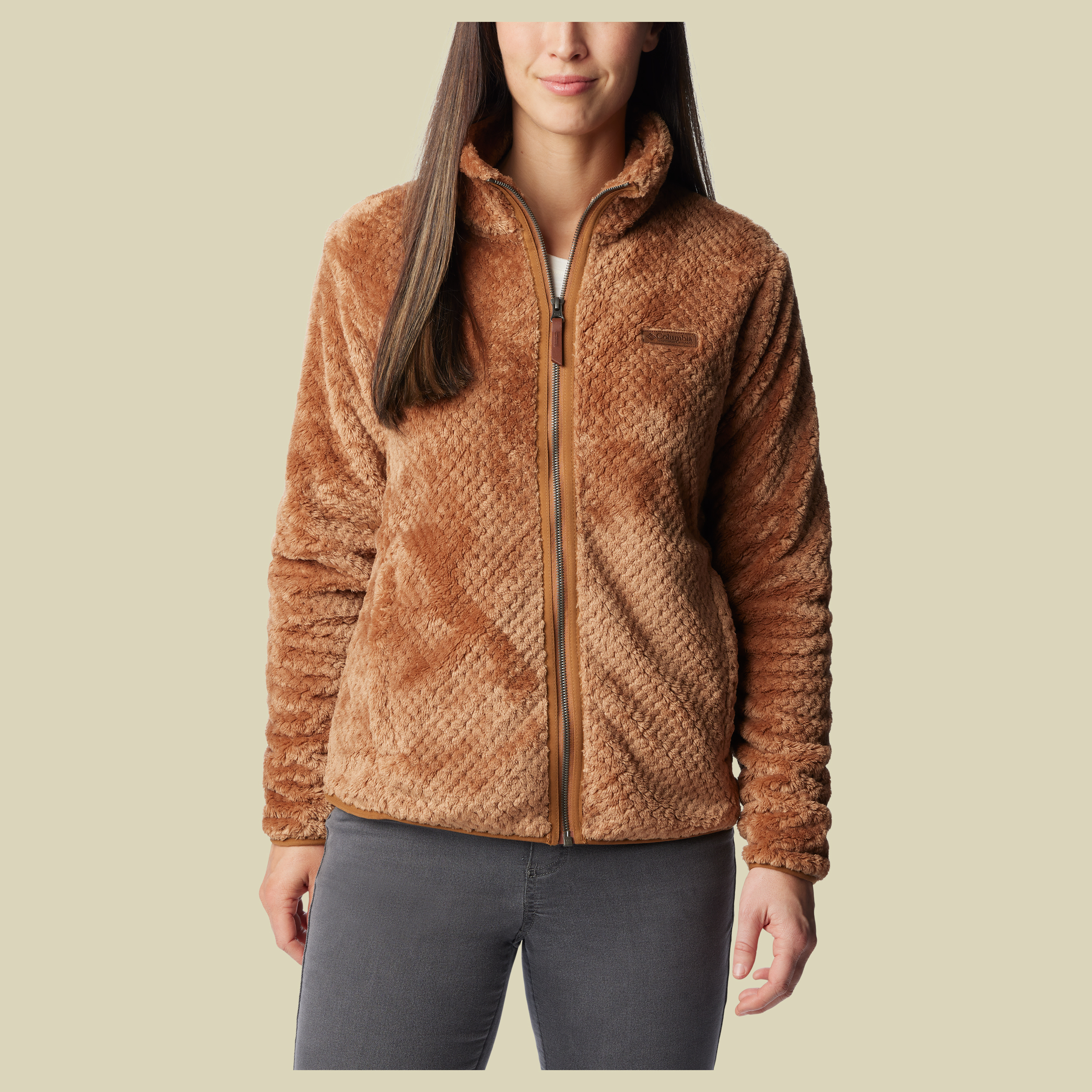 Fire Side II Sherpa Fleece Women Größe L  Farbe camel brown