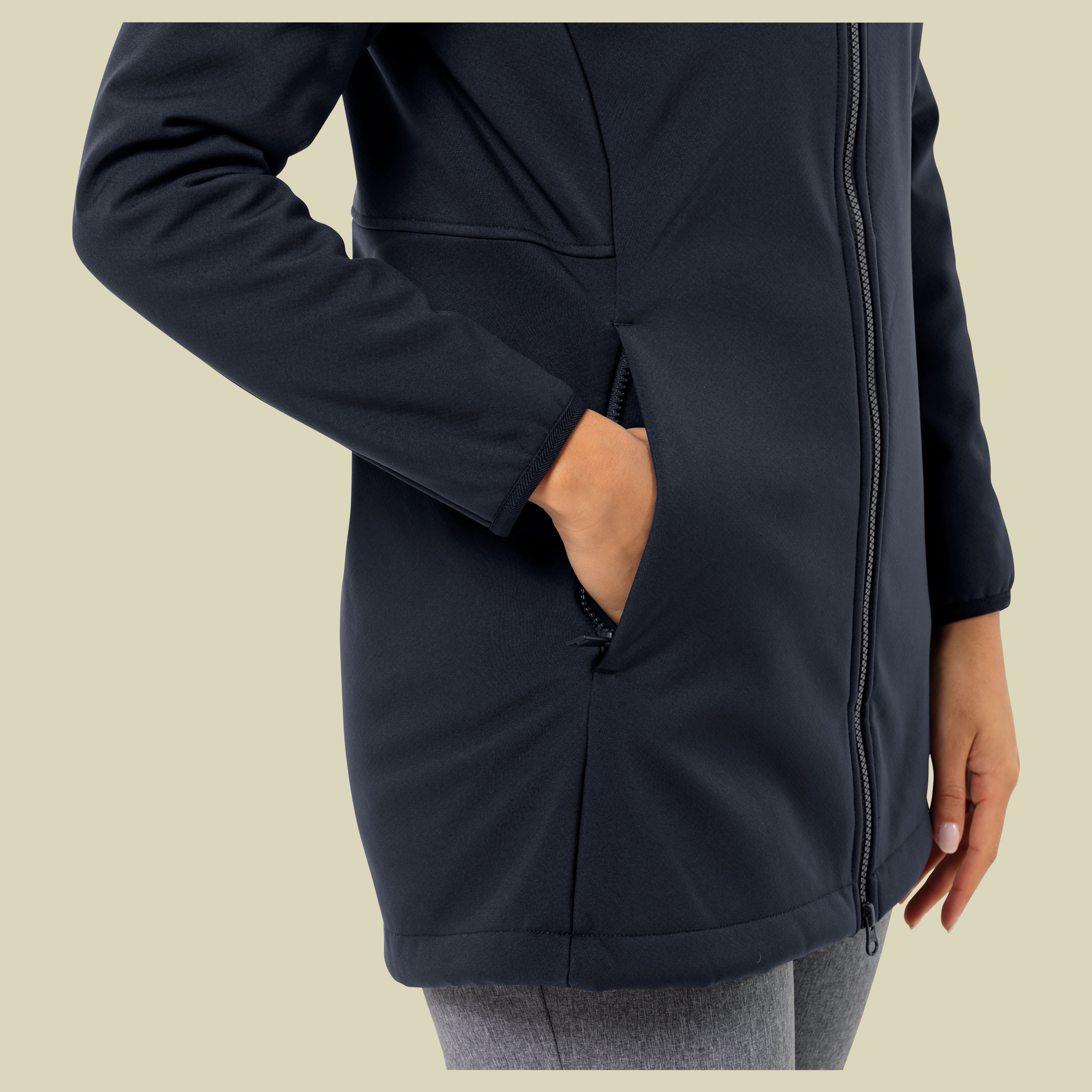 Windland Coat Women Größe XL Farbe night blue