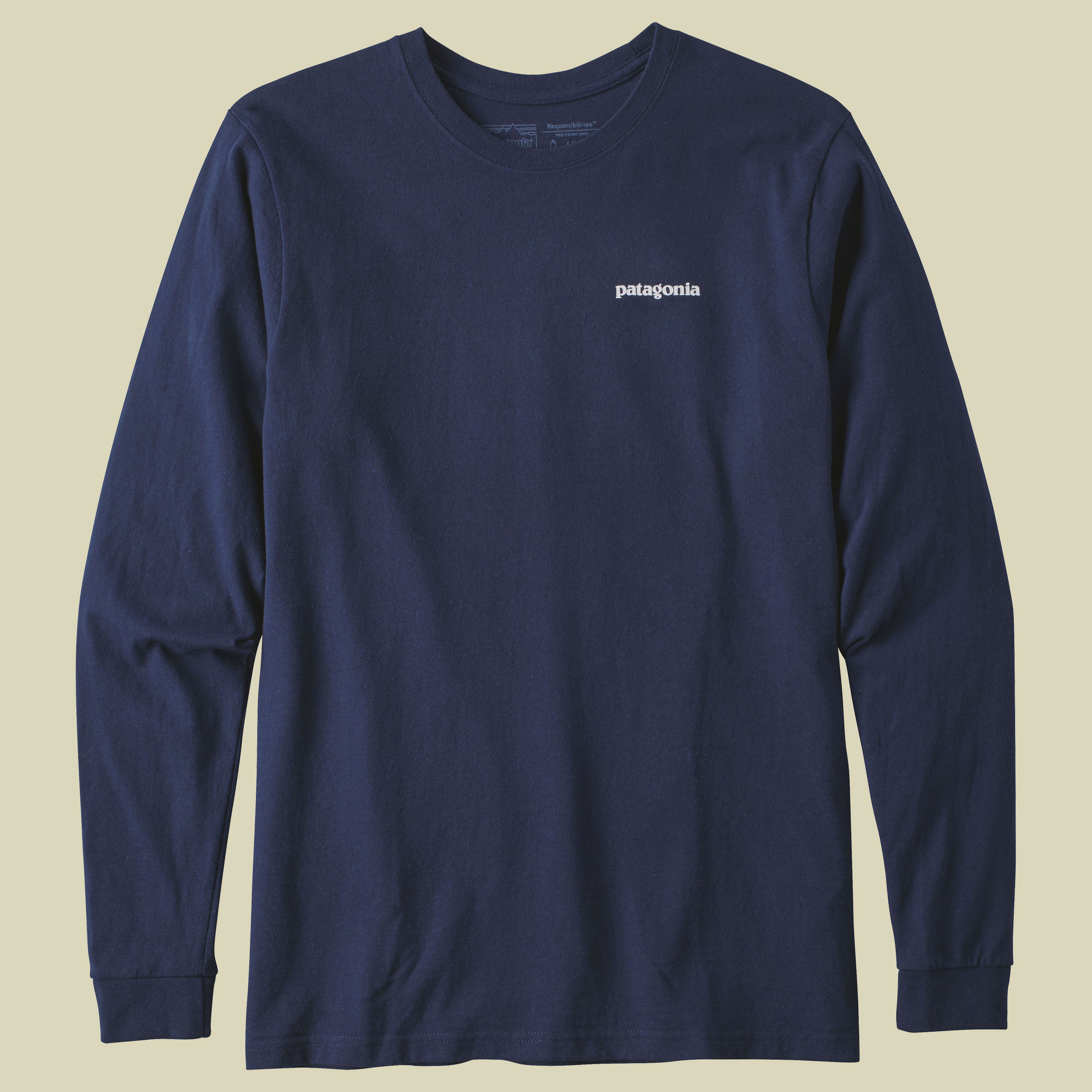 Long Sleeved P-6 Logo Responsibili-Tee Men Größe S Farbe classic navy