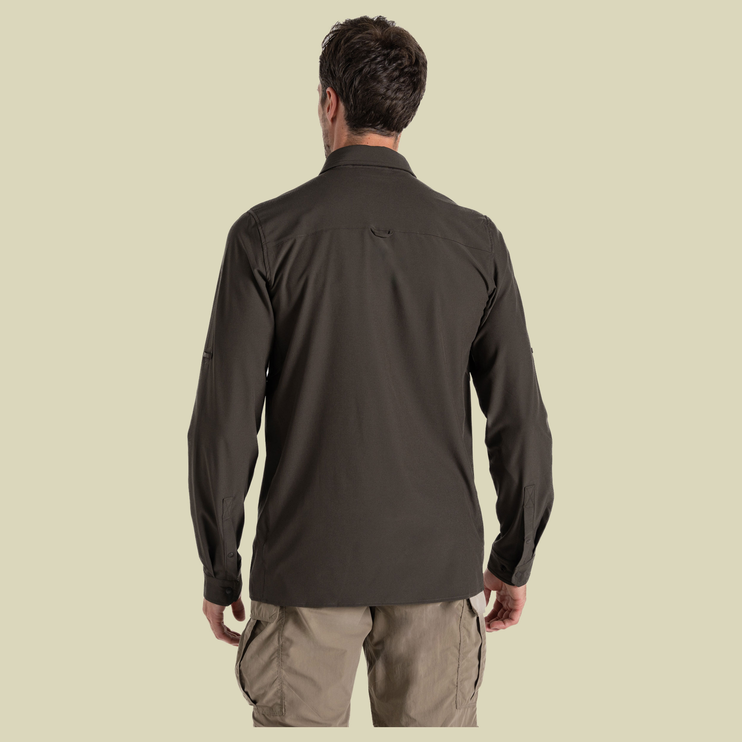 NosiLife Pro Long Sleeved Shirt V Men XL braun- woodland green