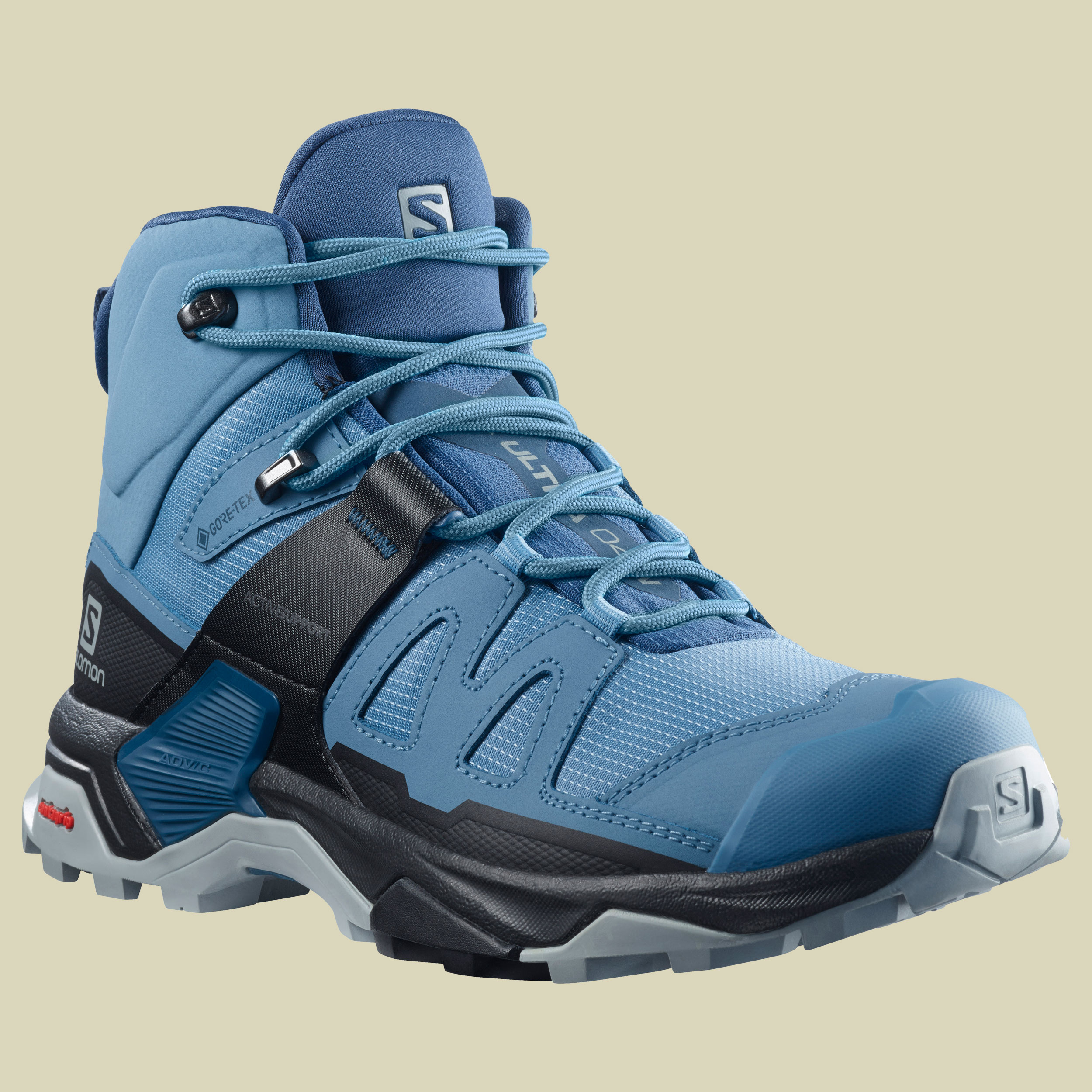 X Ultra 4 Mid GTX Women Größe UK 5,5 Farbe copen blue/black/dark denim