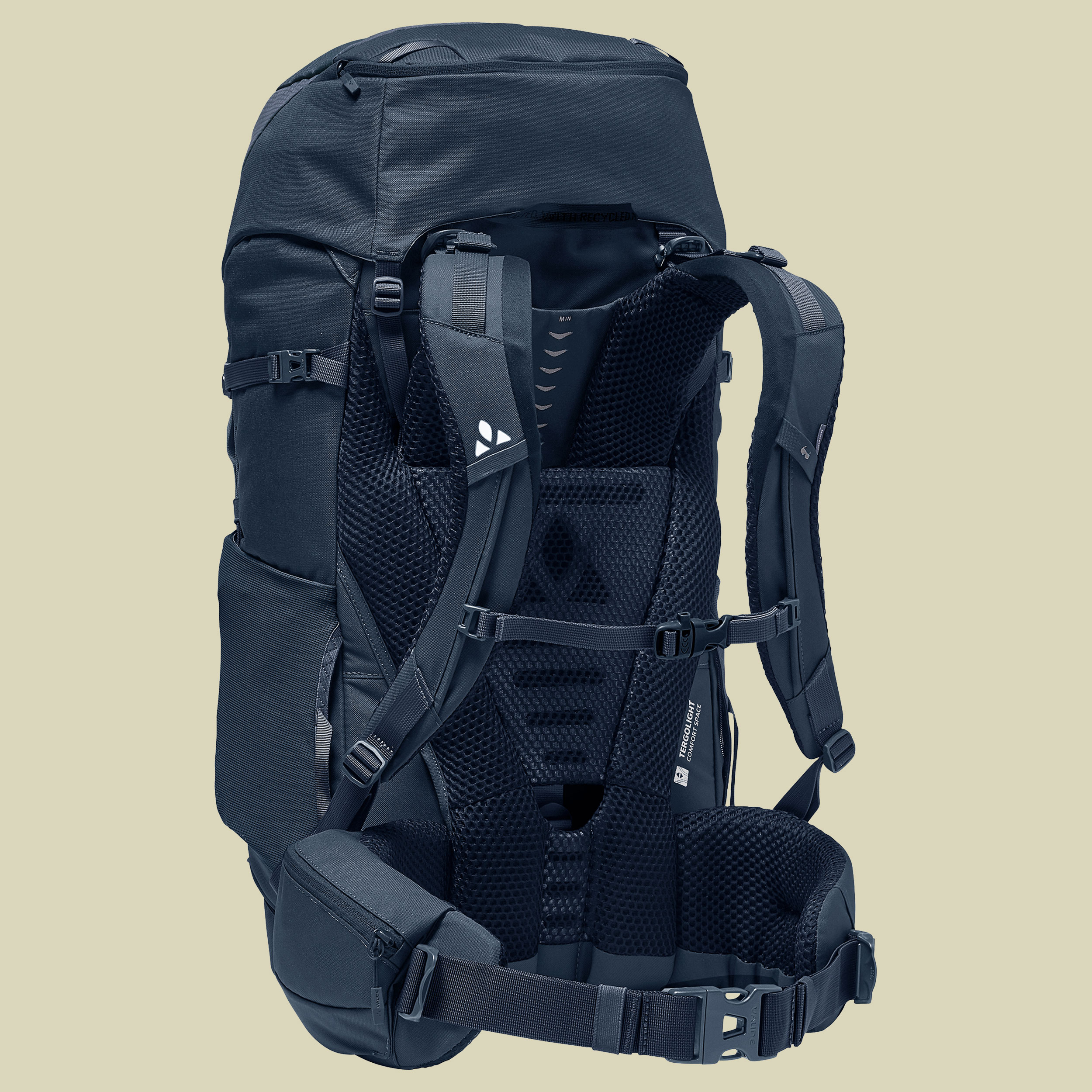 Asymmetric 48+8 Women 48+8 blau - eclipse