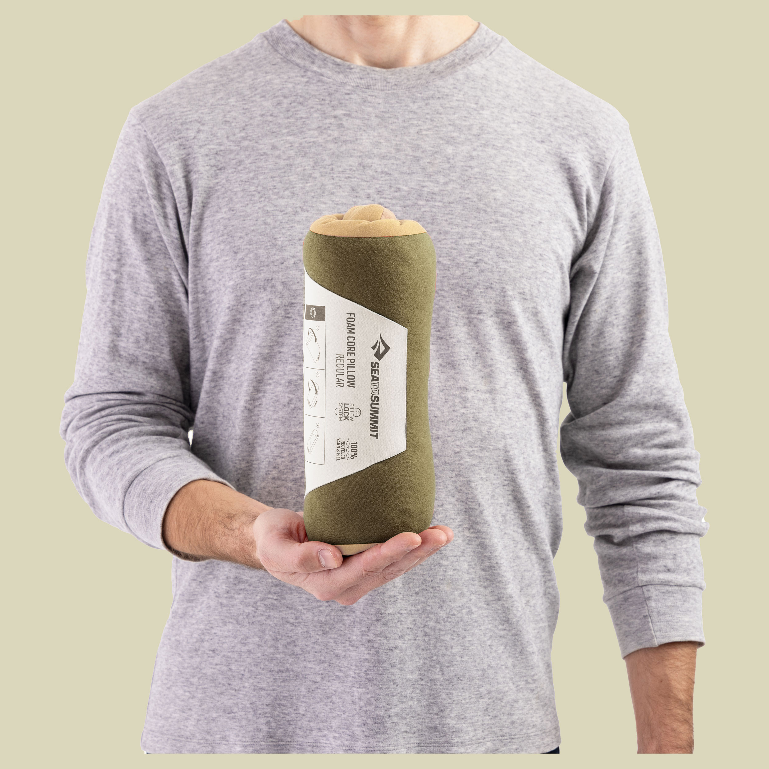 Foam Core Pillow x-large braun - Farbe starfish