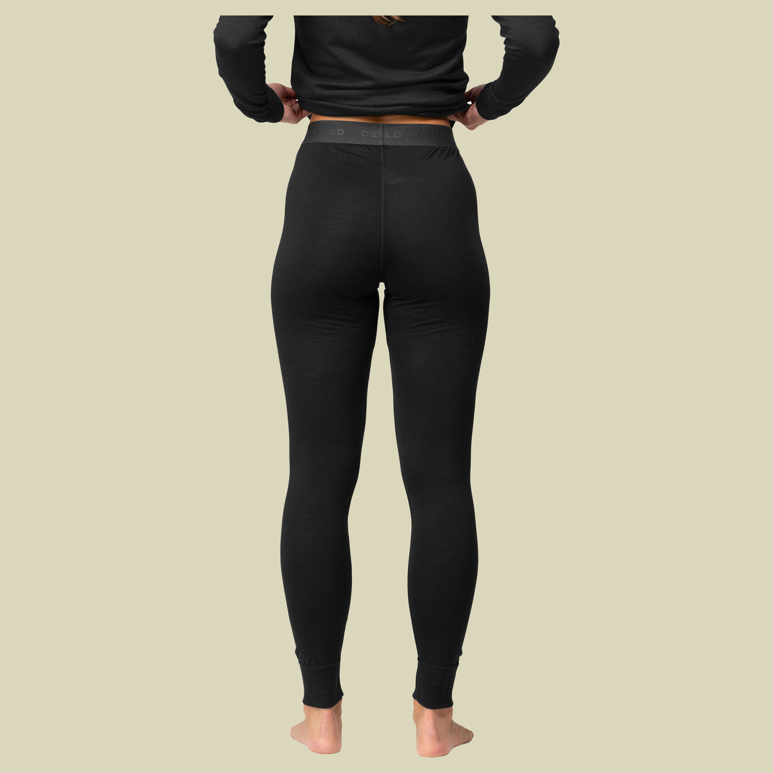 Breeze Plus Merino 200 Longs Women schwarz XL - black
