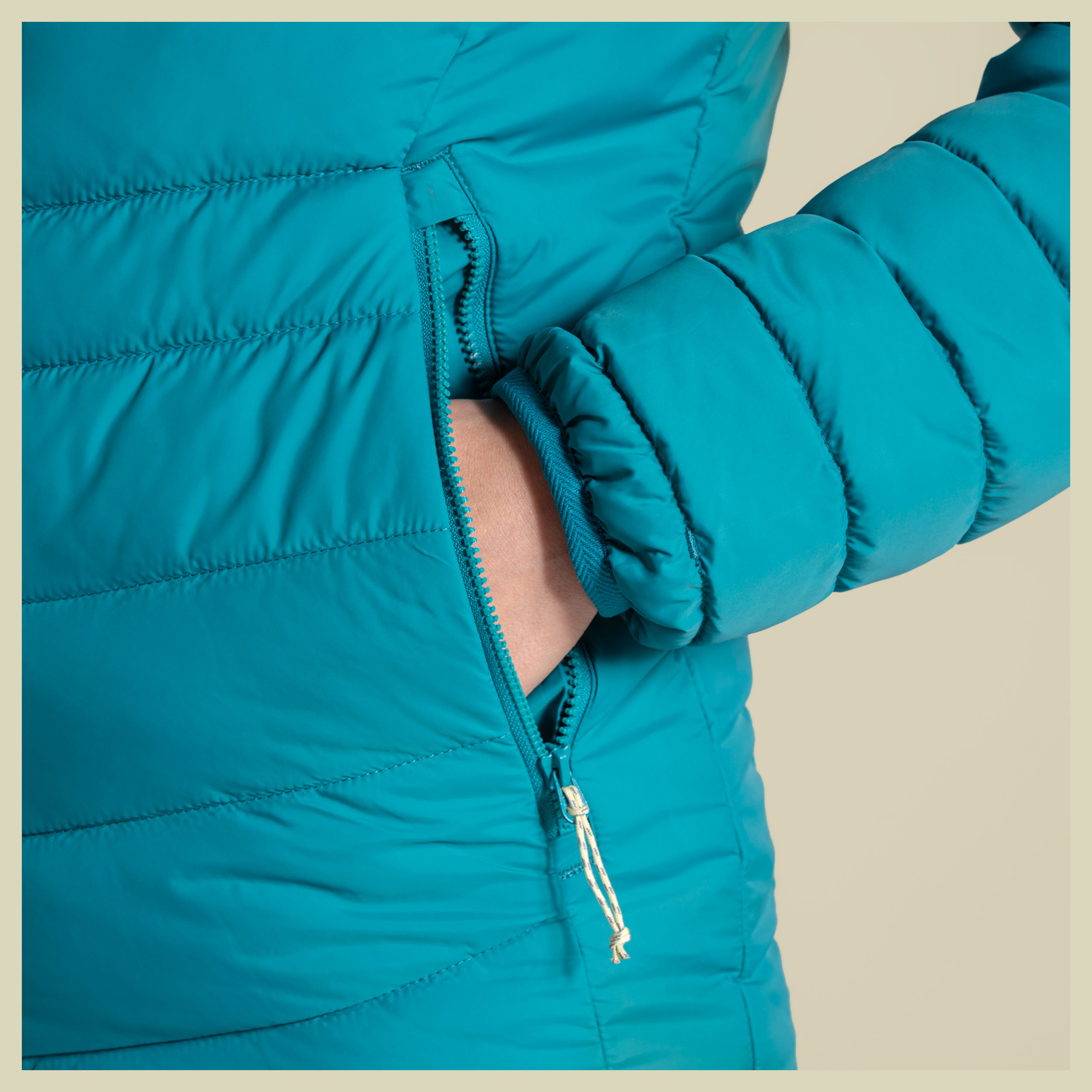 Compresslite IX Hooded Jacket  Women 46 (UK 20) türkis - empress teal
