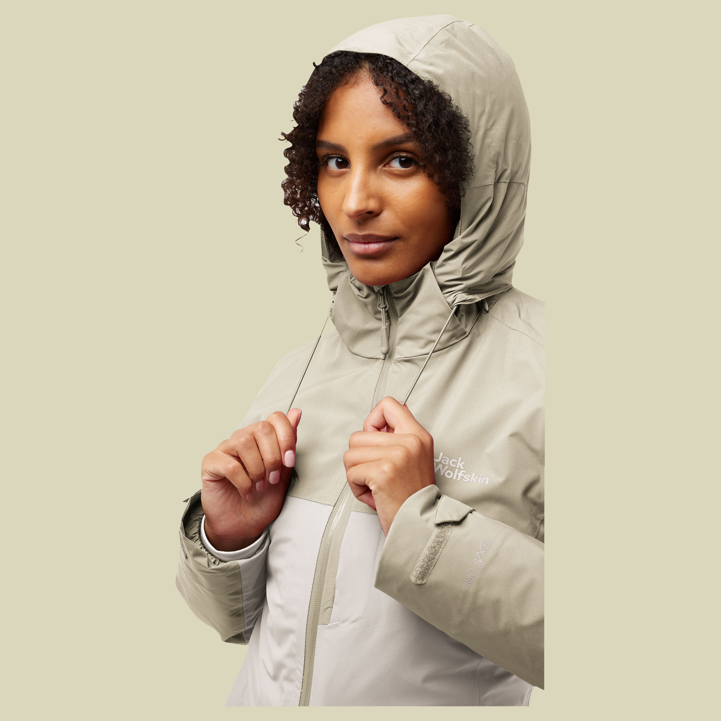 Hunberg 3in1 Jkt Women XL beige- pale sand