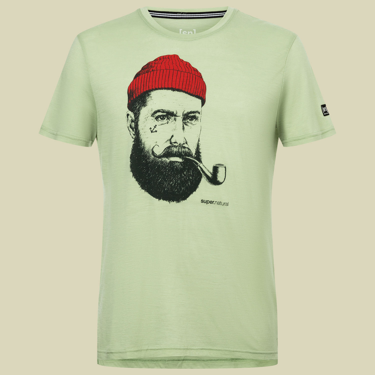Sailor Tee Men Größe L  Farbe celadan green/urban chic/high risk red