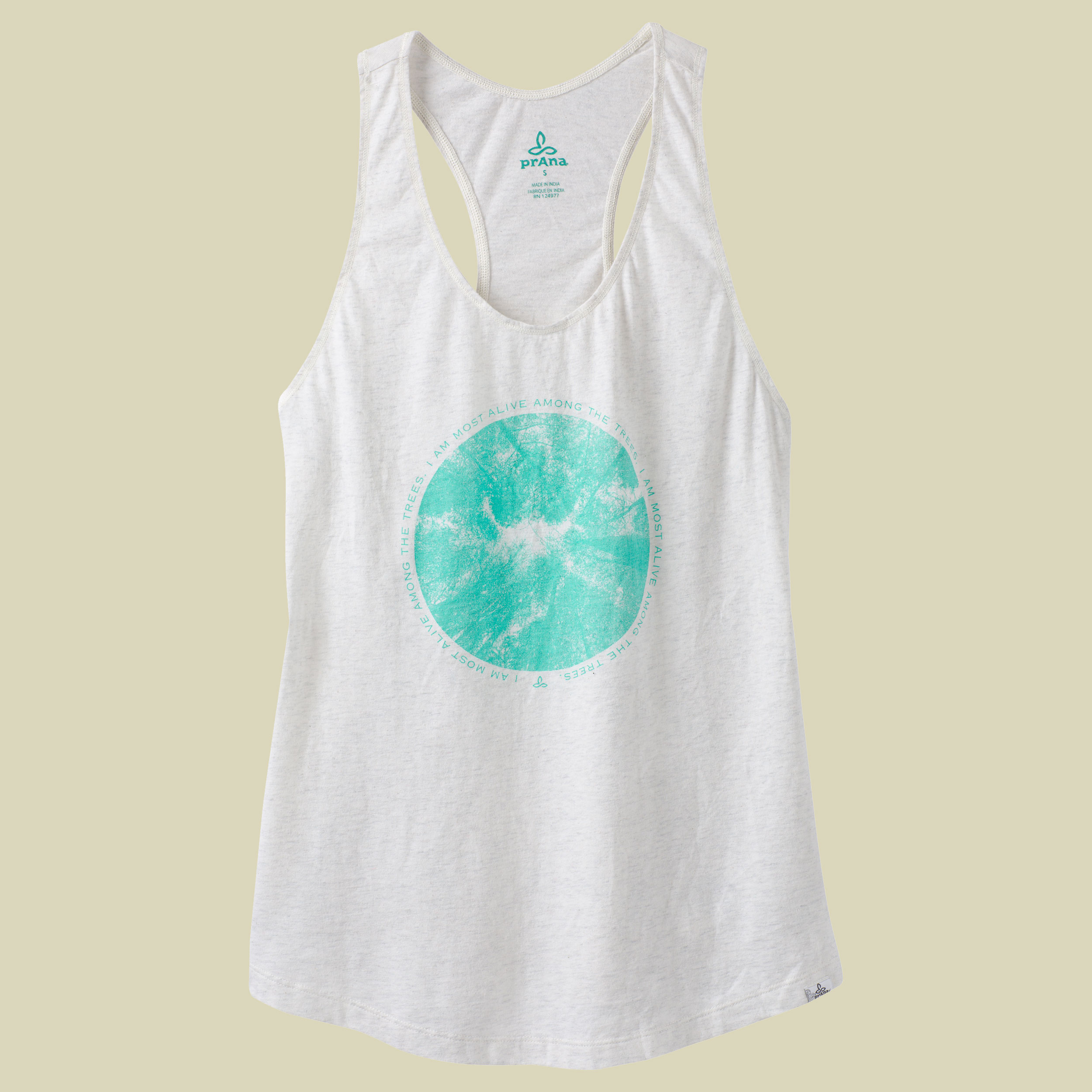 Graphic Tank Women Größe M Farbe white forest