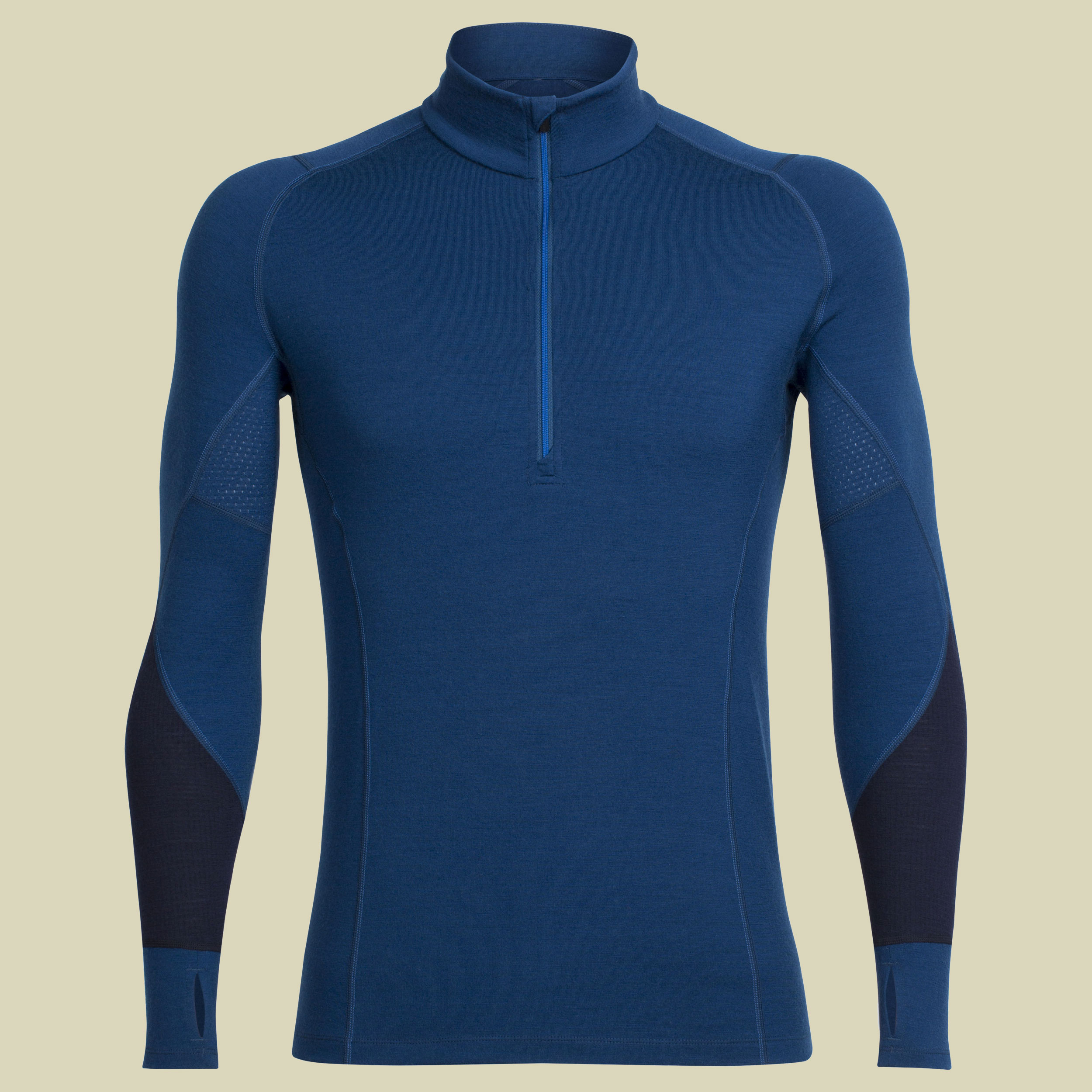 Winter Zone LS Half Zip Men Größe S Farbe largo/midnight navy/cadet
