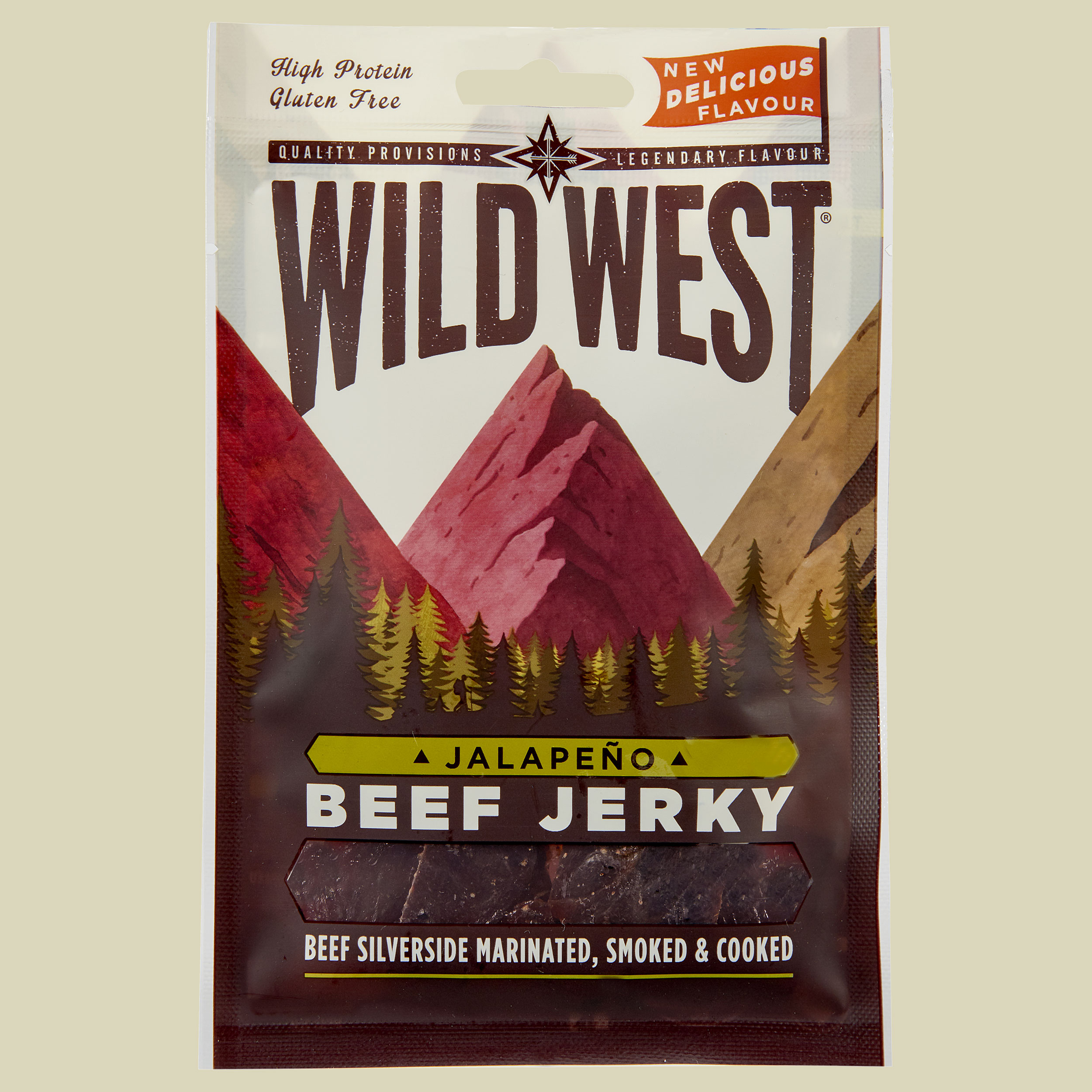 Wild West Beef Jerky Jalapeno 70g