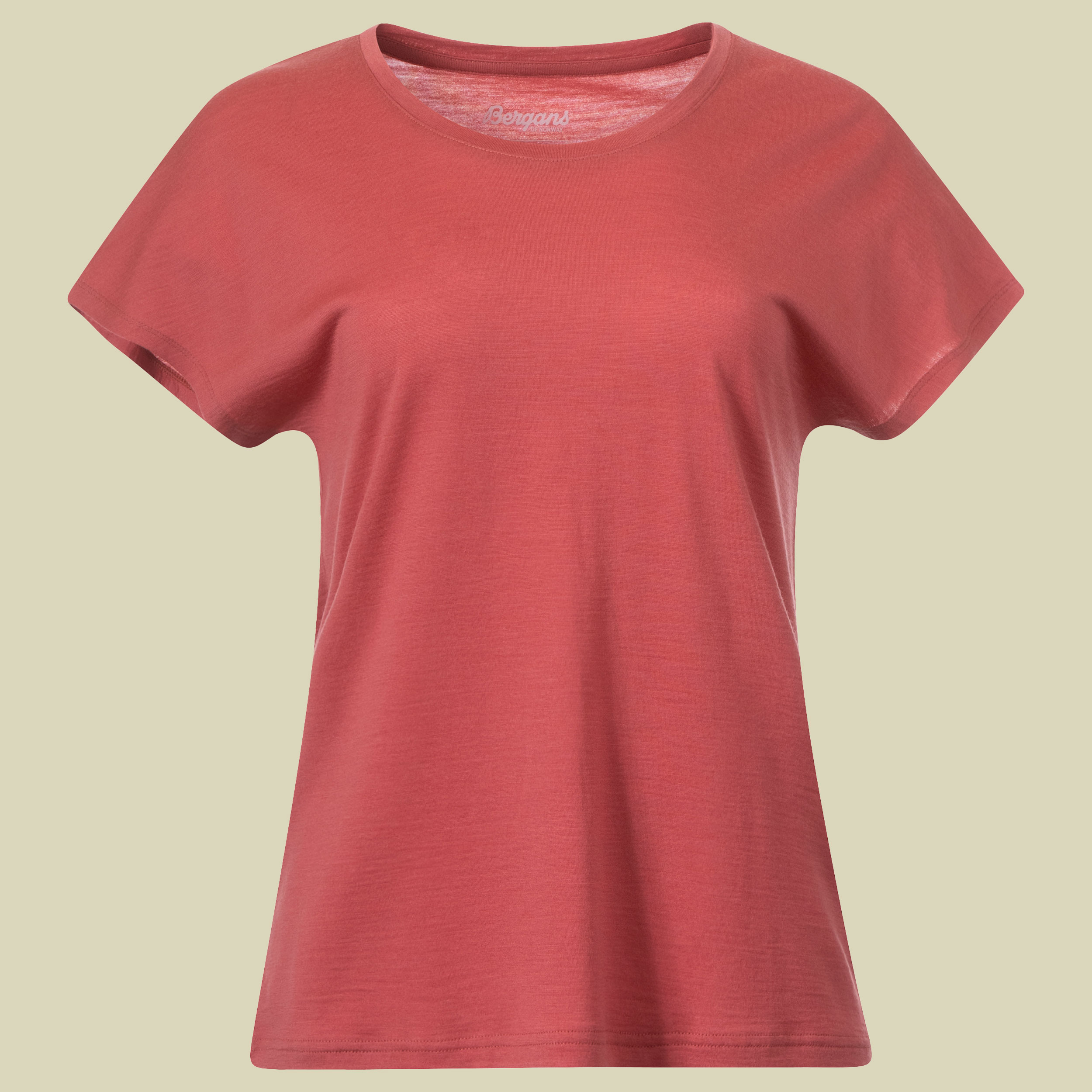 Whenever Merino Tee Women Größe M  Farbe rusty dust