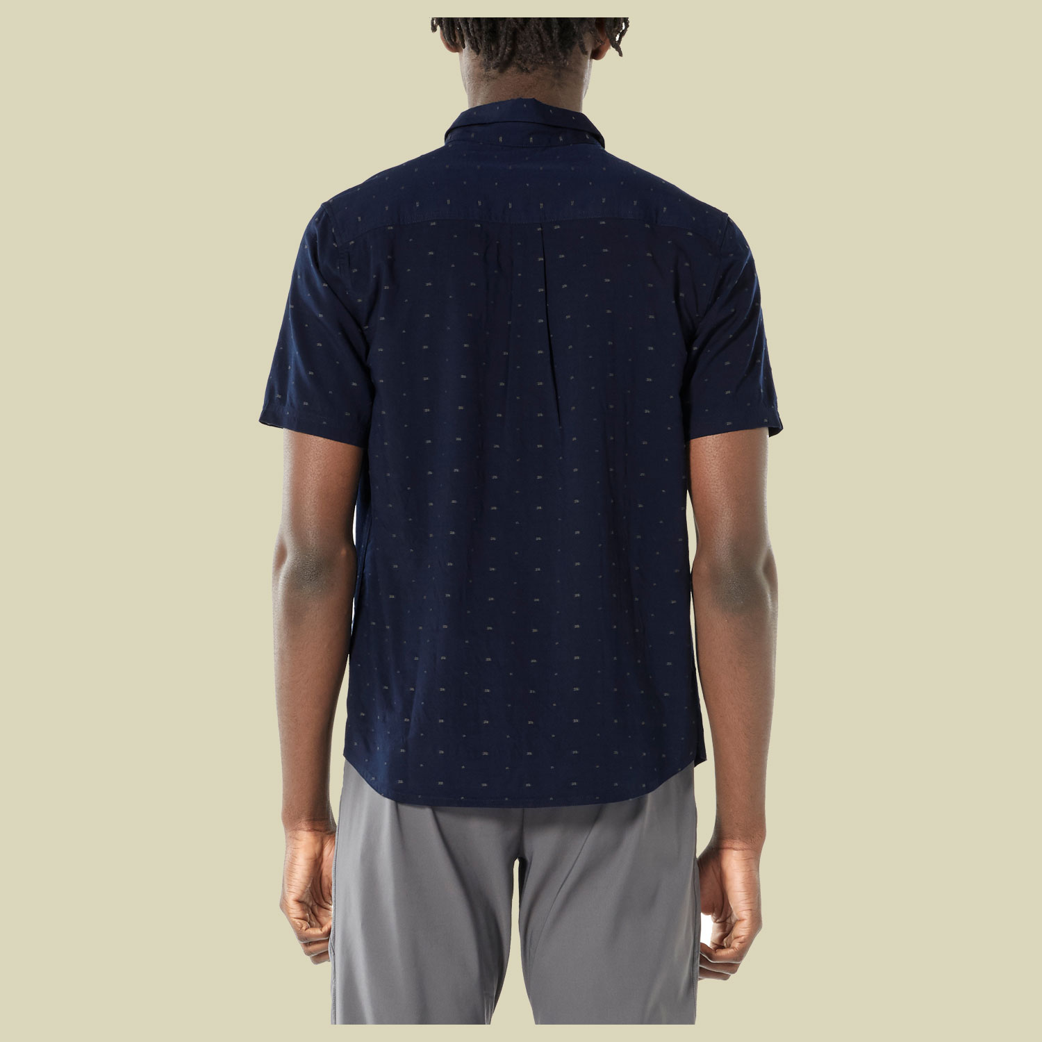 Compass SS Shirt Men Größe M Farbe dobby midnight navy