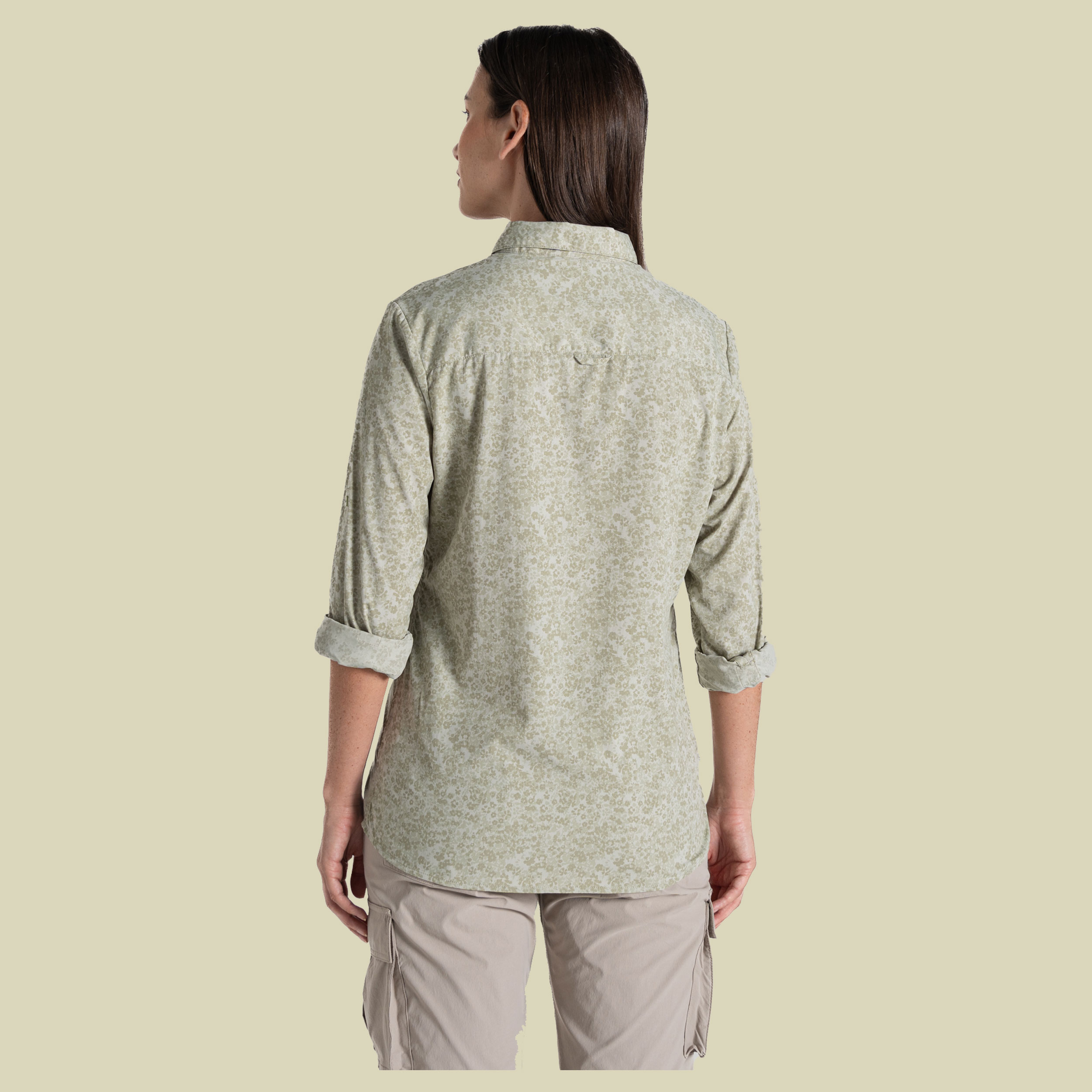 NosiLife Arona Long Sleeved Shirt Women 36 grün - bud green print (UK 10)