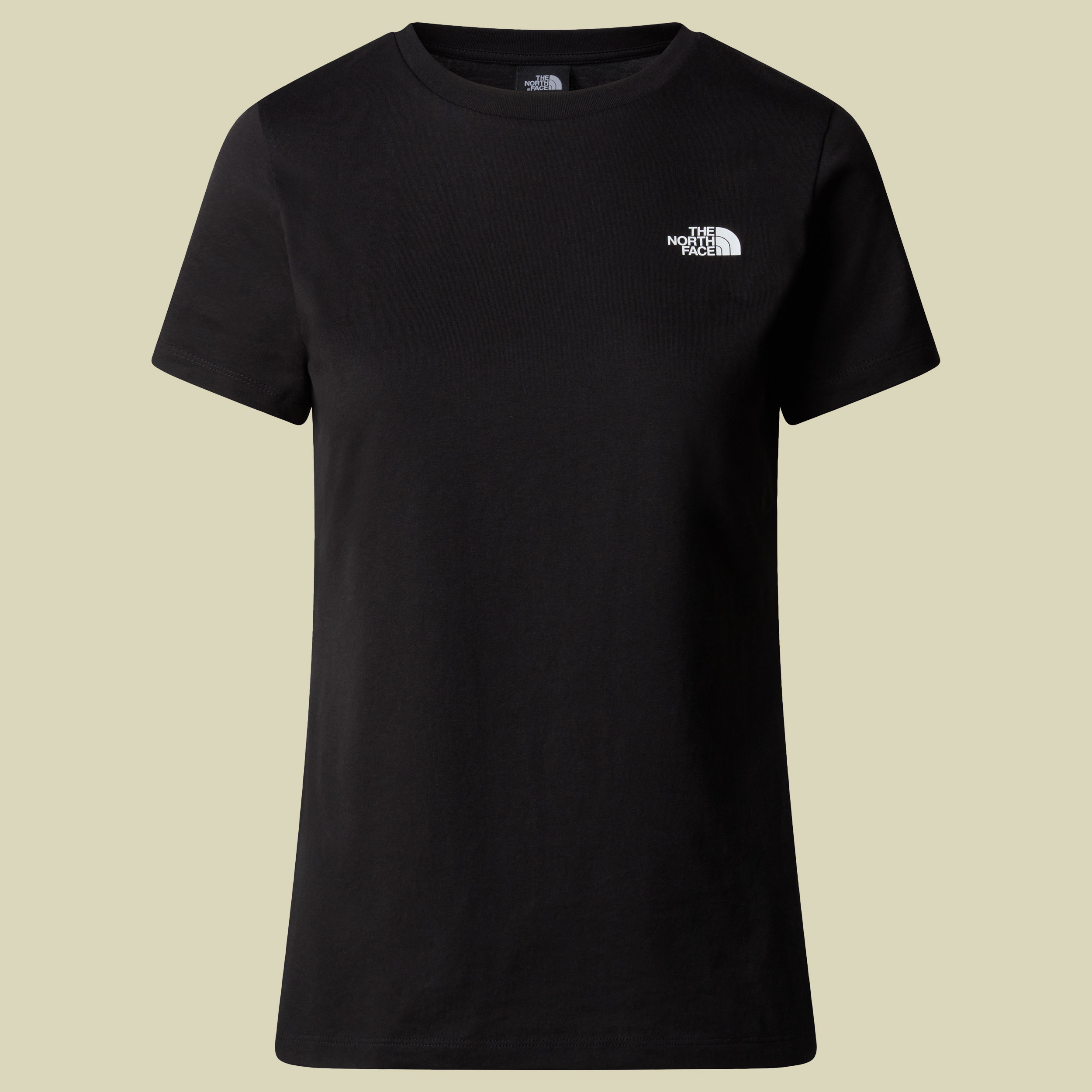 Women S/S Simple Dome Tee M schwarz - TNF black