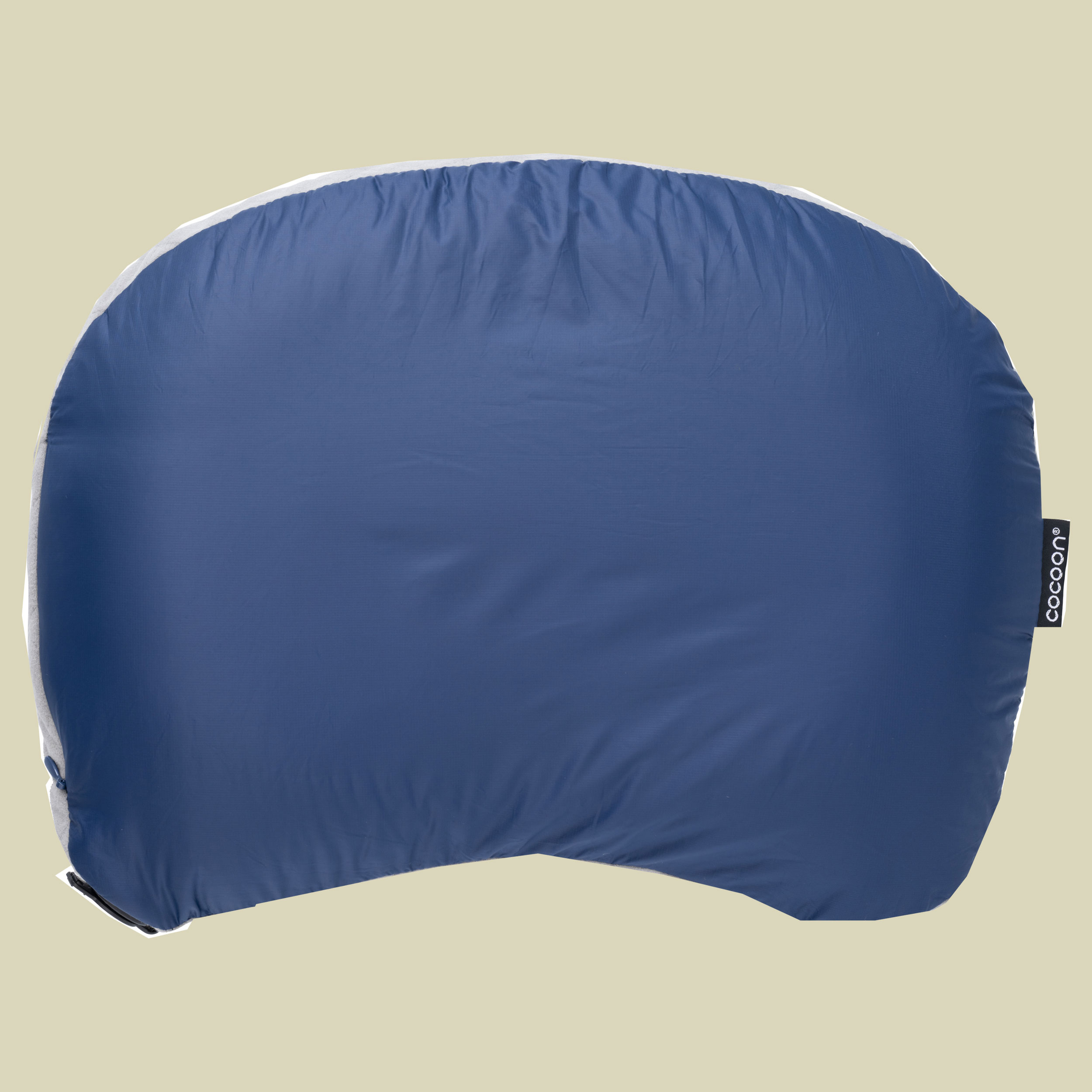 Air-Core Hood / Camp Pillow dark indigo/grey 28 x 37 cm