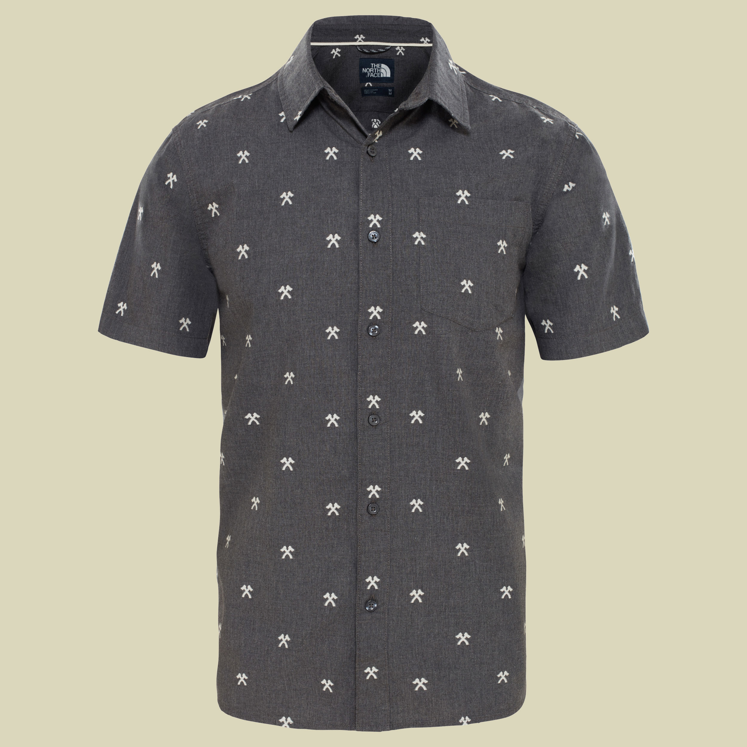 S/S Baytrail Jaquard Shirt Men Größe S Farbe weathered black heather hatchet jacquard