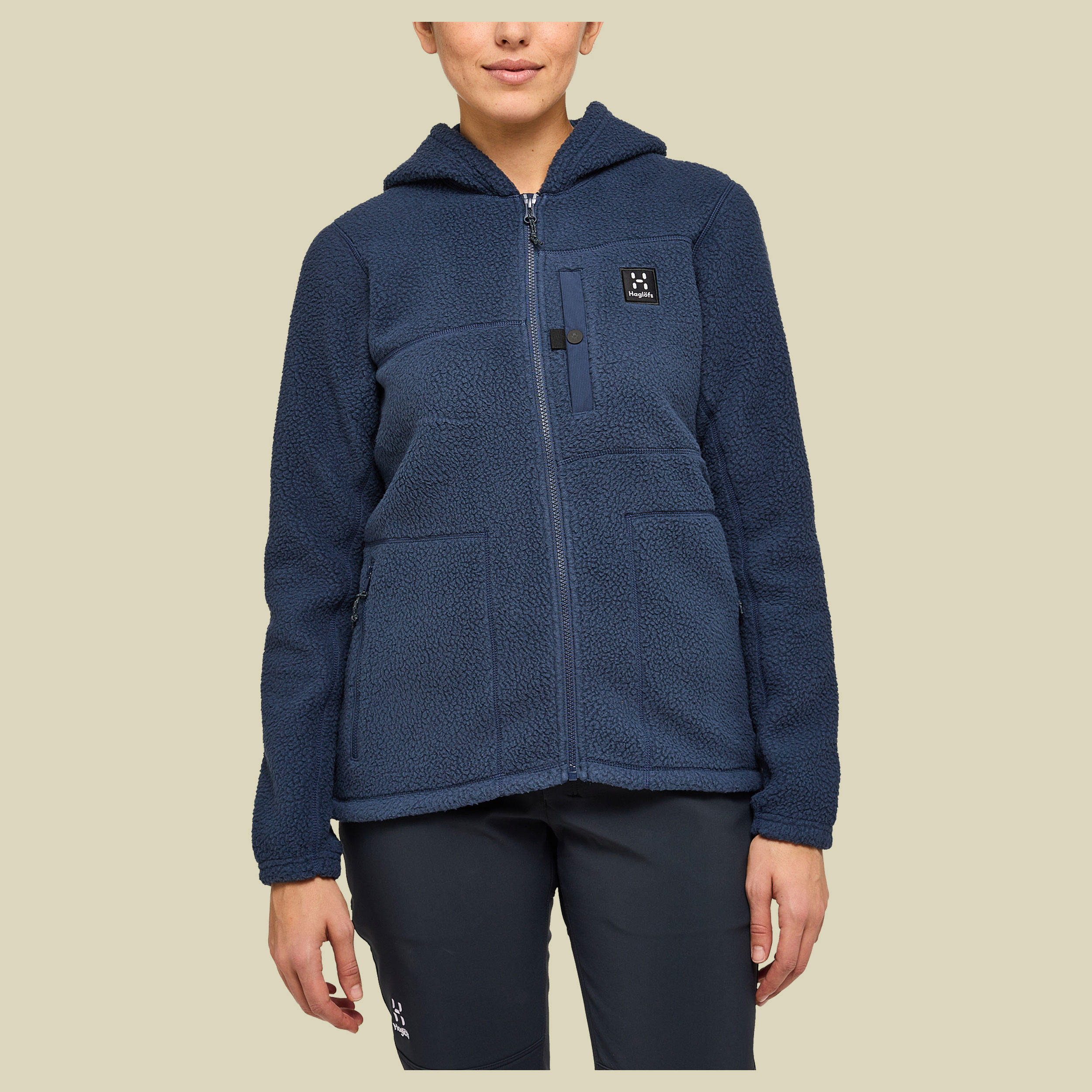 Malung Pile Hood Women Größe L  Farbe tarn blue