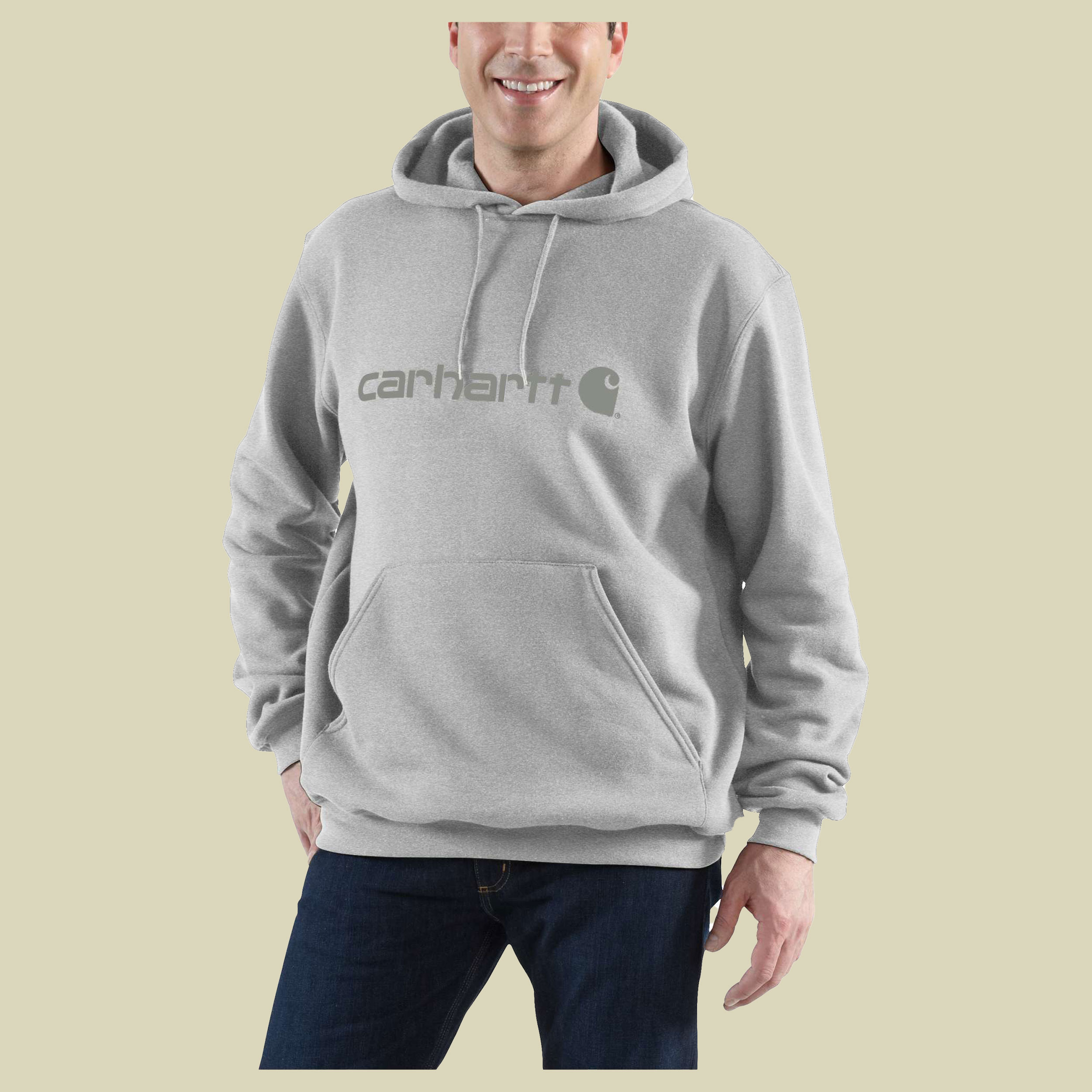 Signature Logo Sweatshirt Men L grau 4 - Farbe heather gray/gray