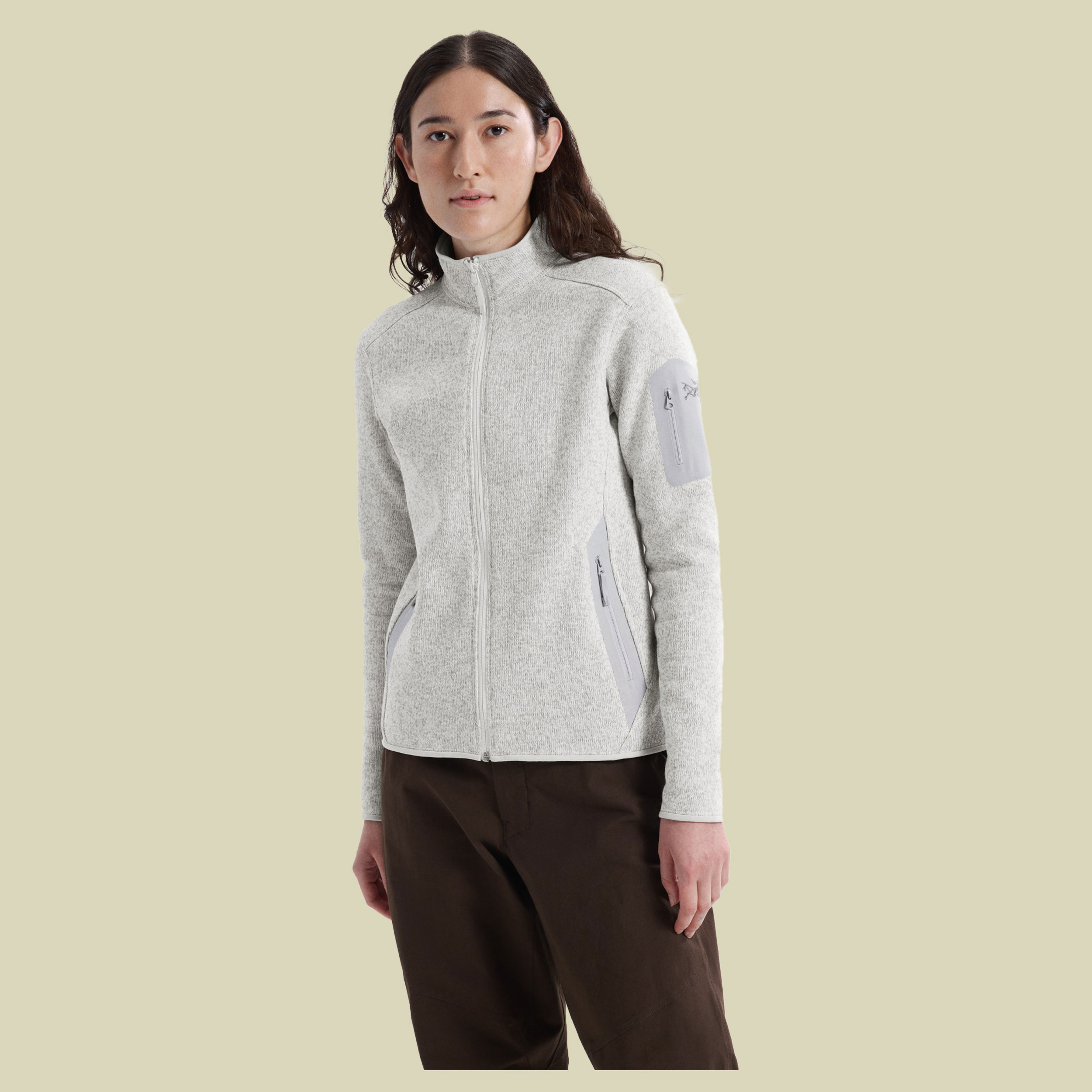 Covert Cardigan Women M grau II - atmos heather