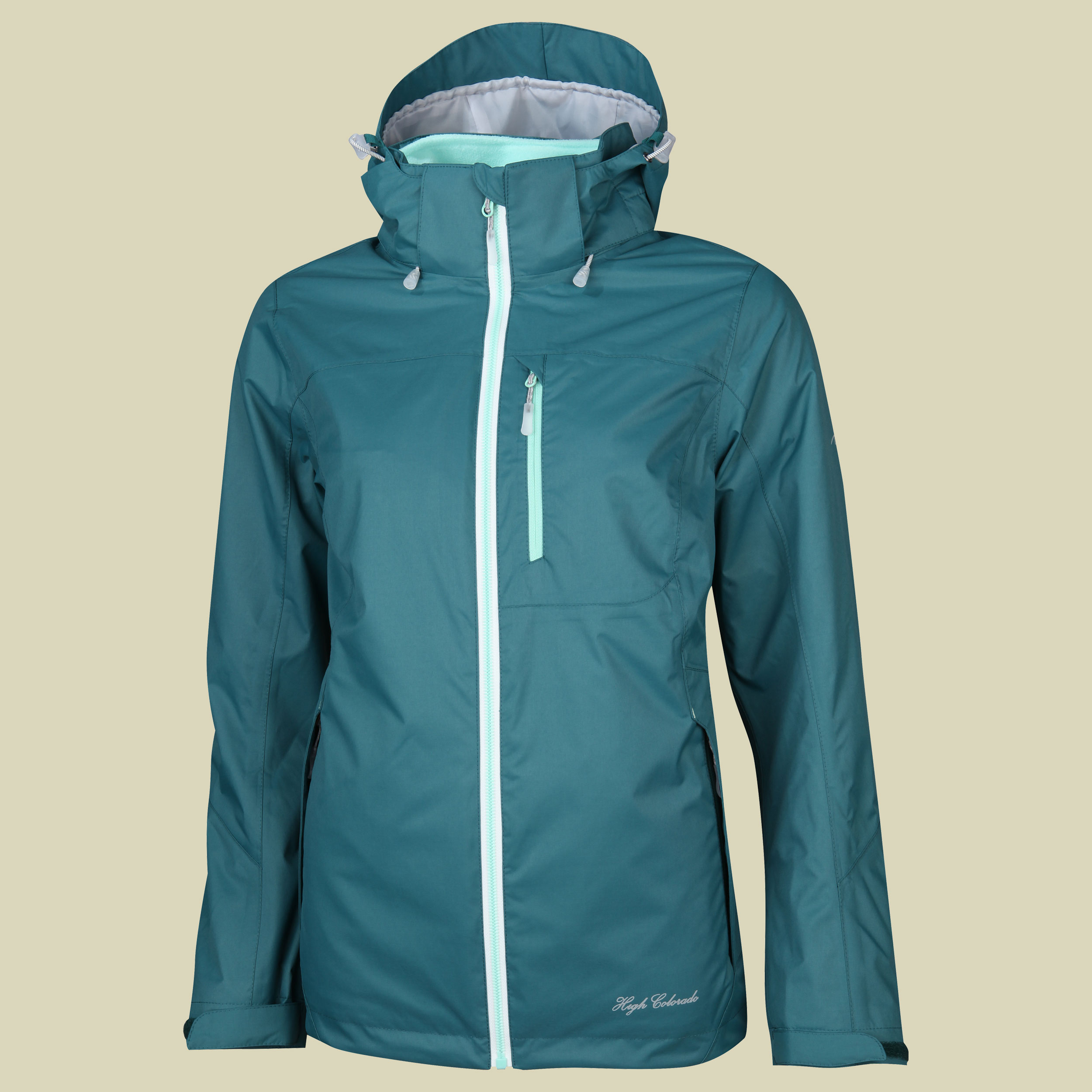Calgary-L 2in1 Jacke Women Größe 38 Farbe tannengrün