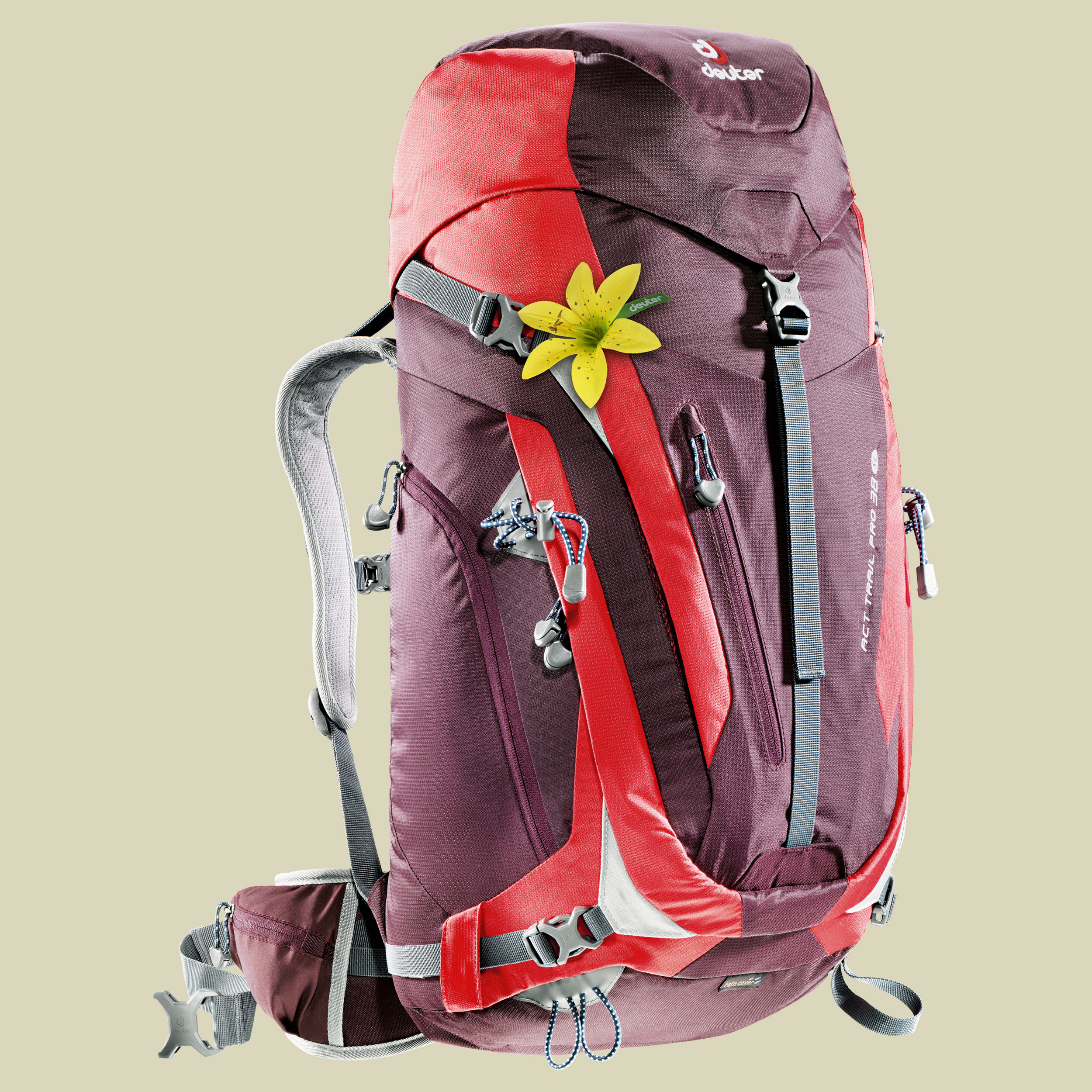 ACT Trail Pro 38 SL Volumen 38 Farbe aubergine-fire