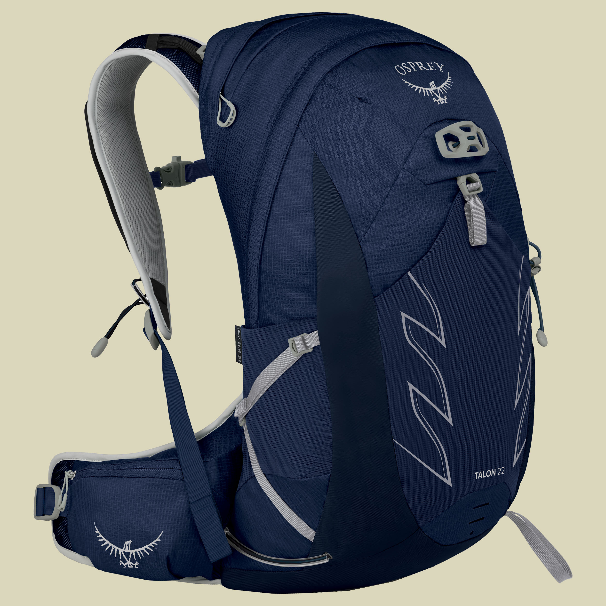 Talon 22 Men Volumen 22 L, Rückenlänge S/M Farbe ceramic blue