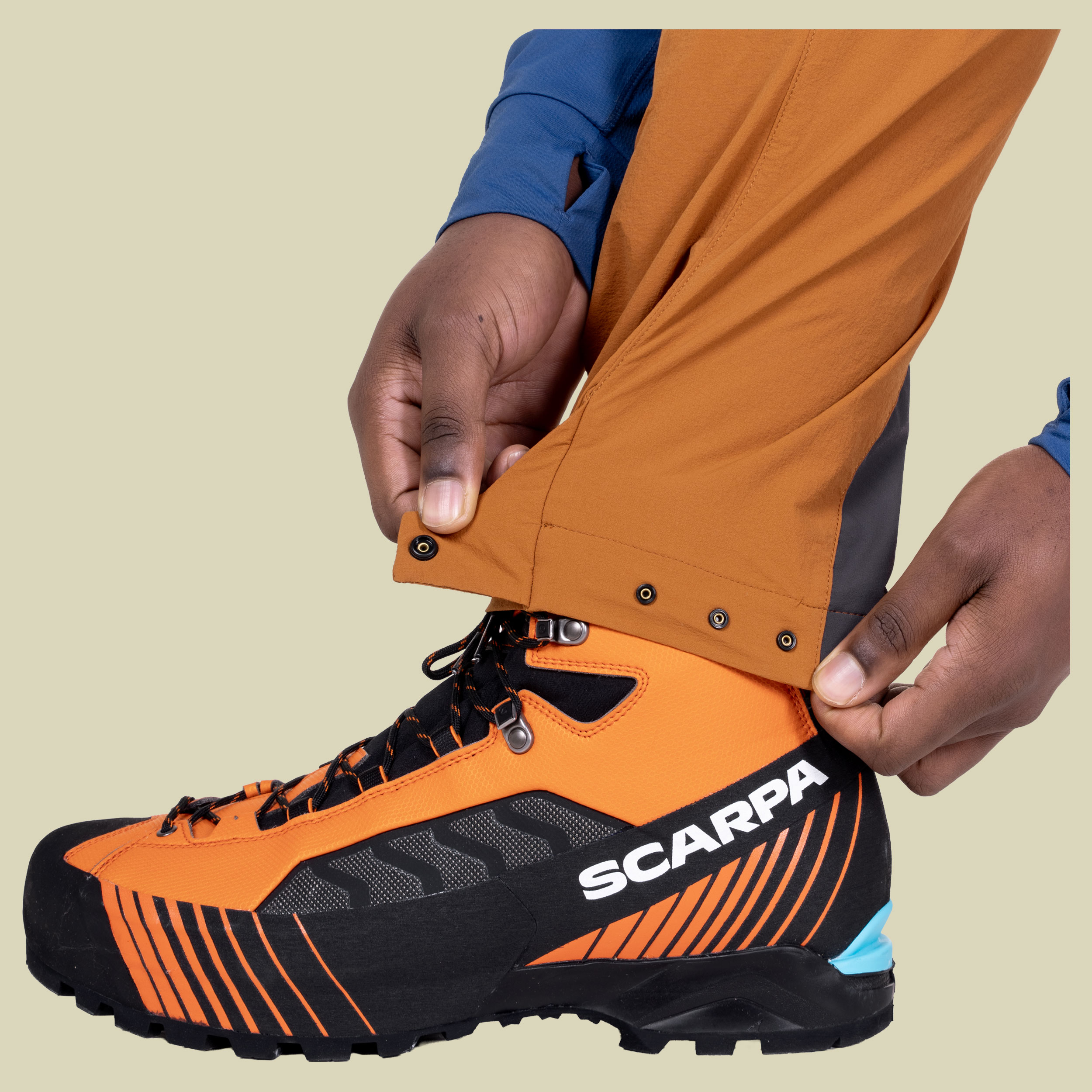 Ibex Alpine Pant Men 34 mehrfarbig - Ccafe/anvil grey