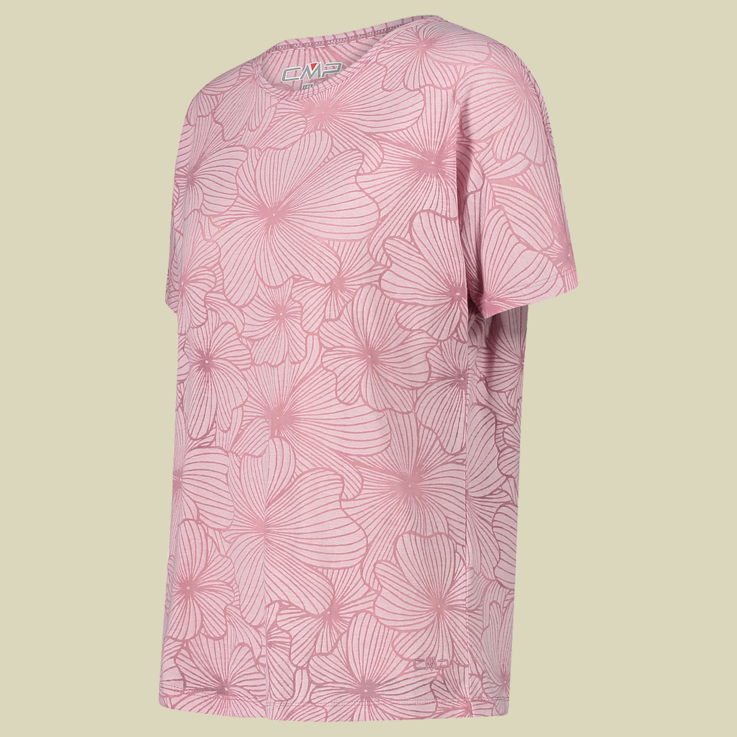 Woman T-Shirt Burn Out Jersey 33N7976 Größe 44 Farbe C602fard