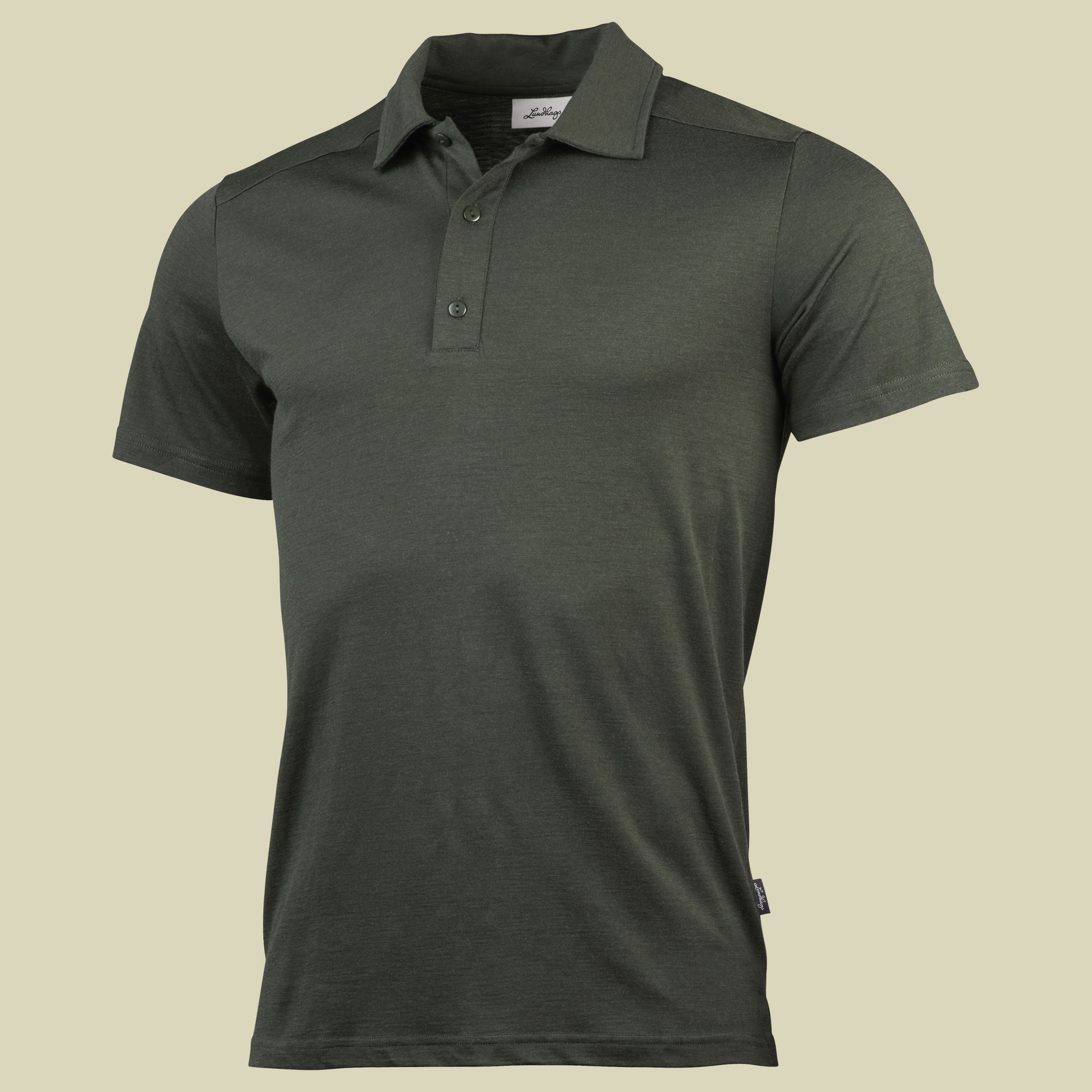 Gimmer Merino LT Polo Men Größe XL Farbe dark forest green