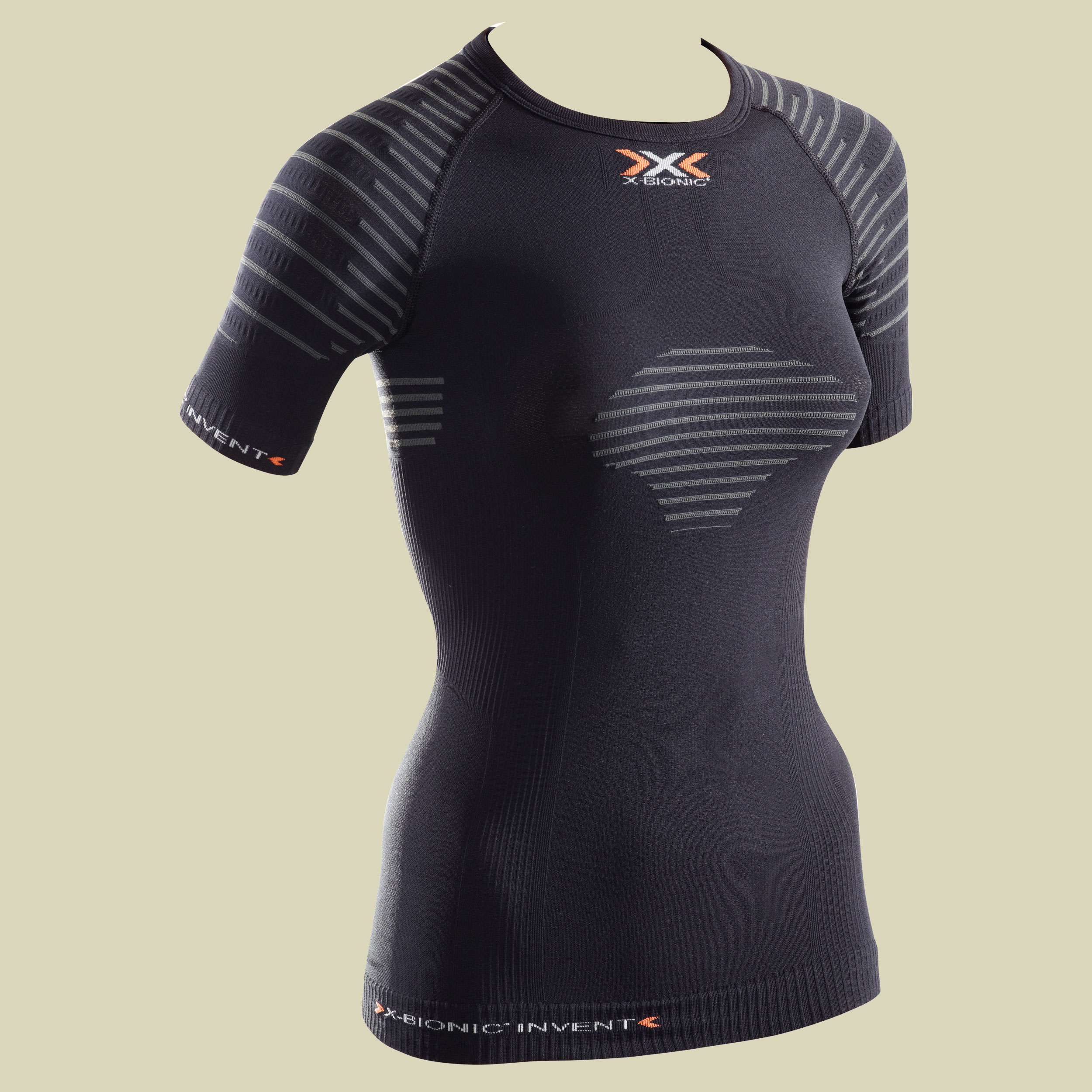 X-Bionic Lady Invent Light UW Shirt SH_SL Größe XS Farbe black anthracite