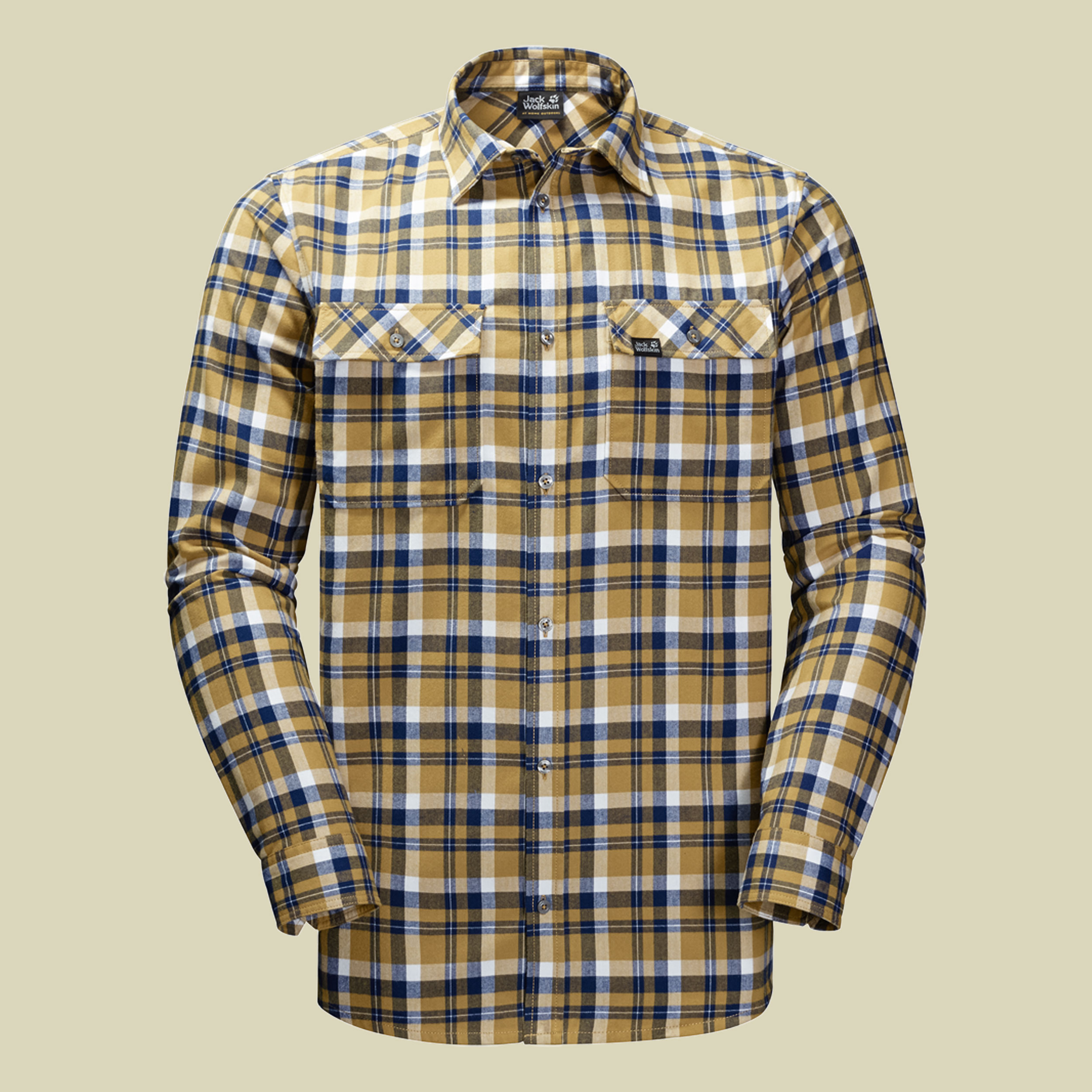 Bow Valley Shirt Men Größe M Farbe golden amber checks