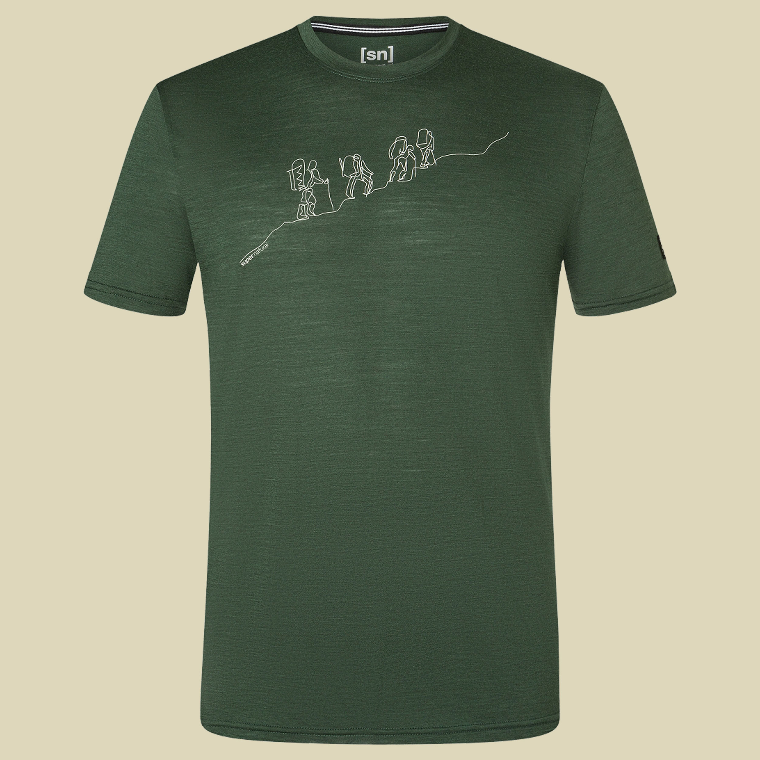 Hiking Tee Men Größe L  Farbe deep forest/feather grey