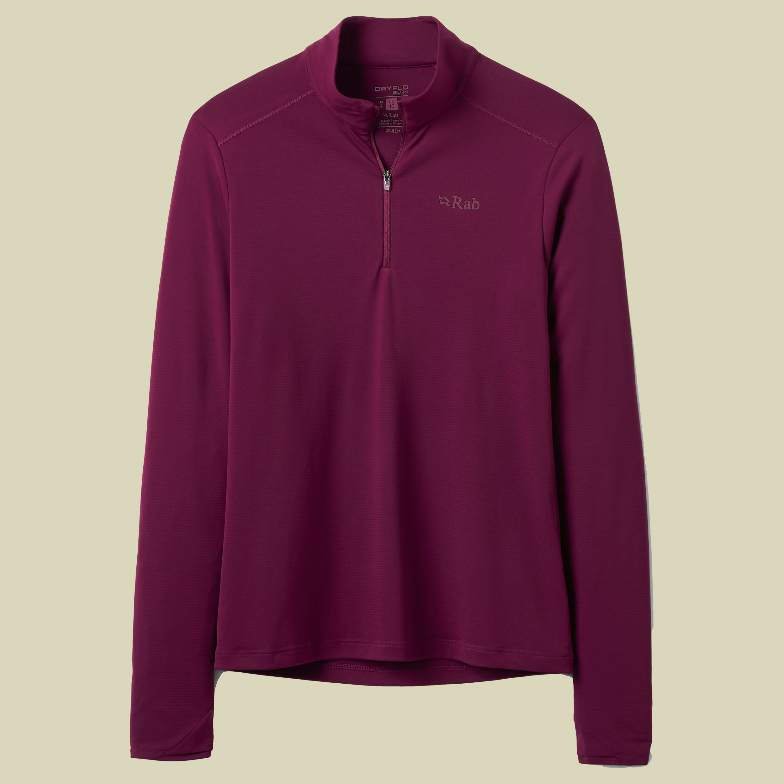 Force LS Zip Women 10 (S) lila -mulberry