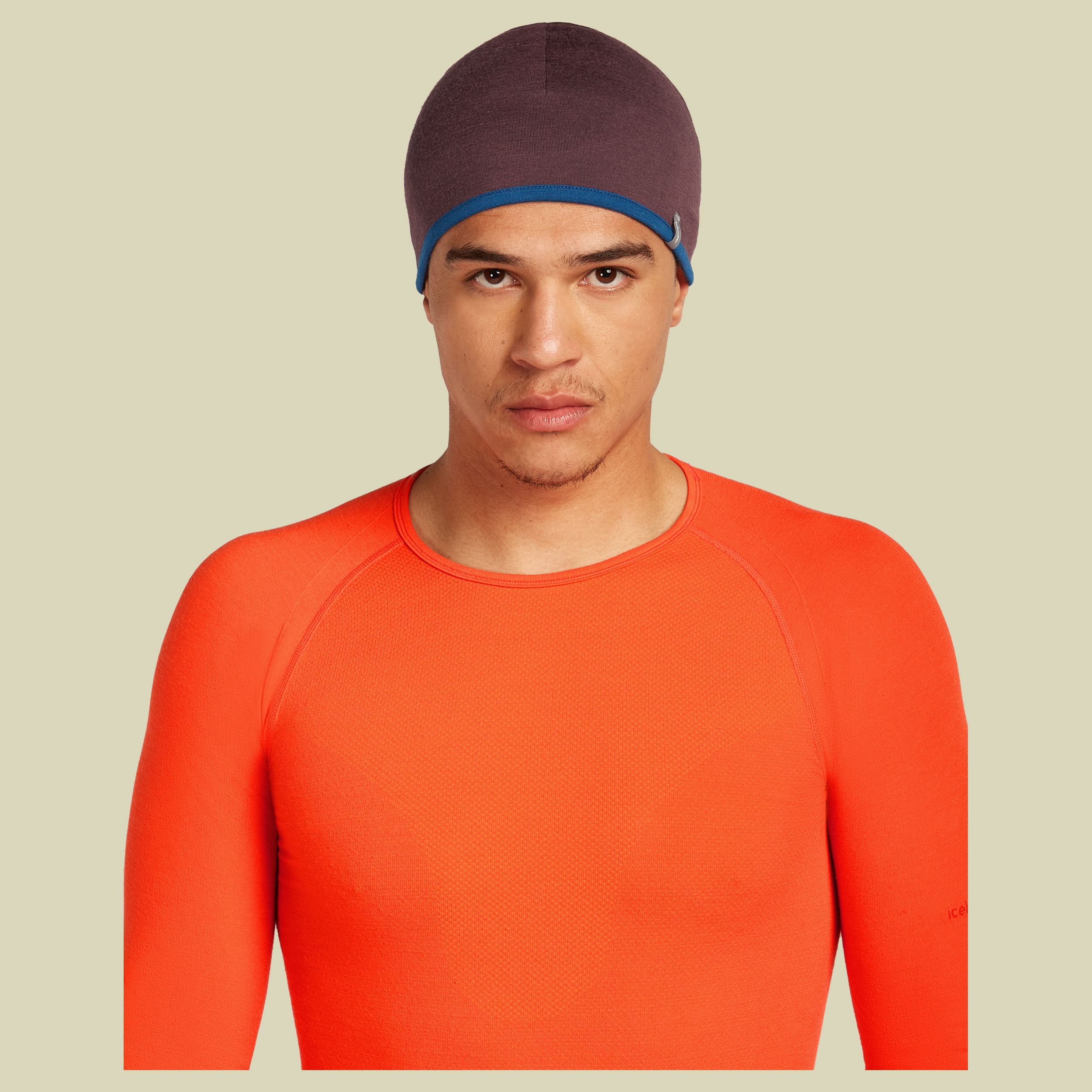 Merino 200 Oasis Reversible Beanie Unisex braun one size - java/atlantis