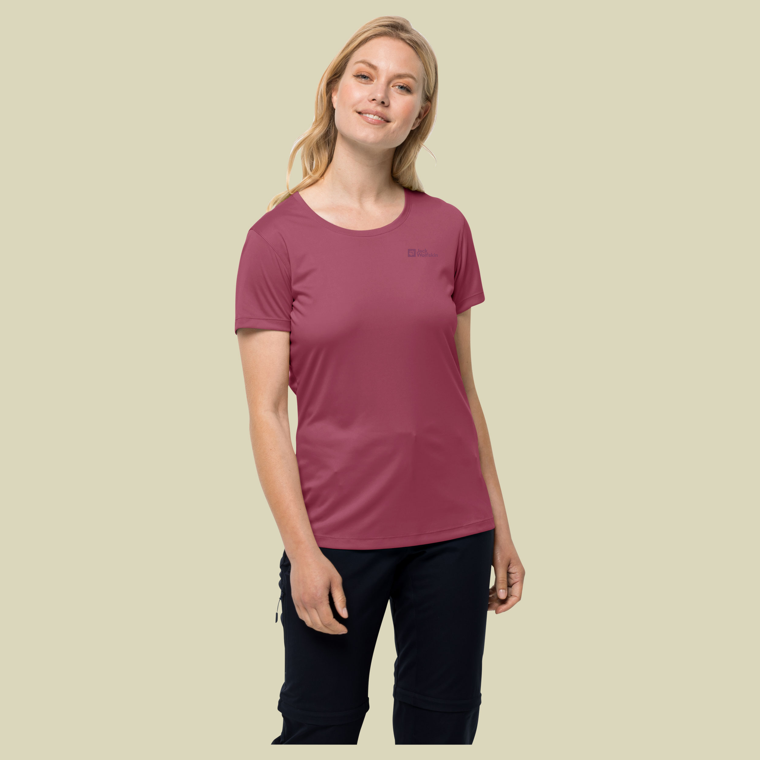 Tech T Women Größe XXL Farbe sangria red