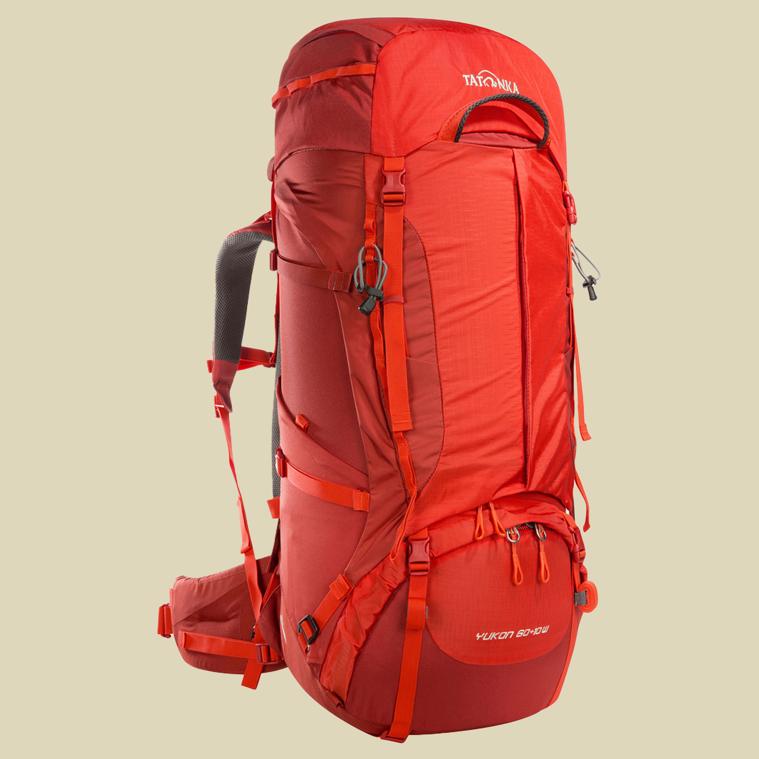 Yukon 60+10 Women Volumen 60 L + 10 L Farbe red orange
