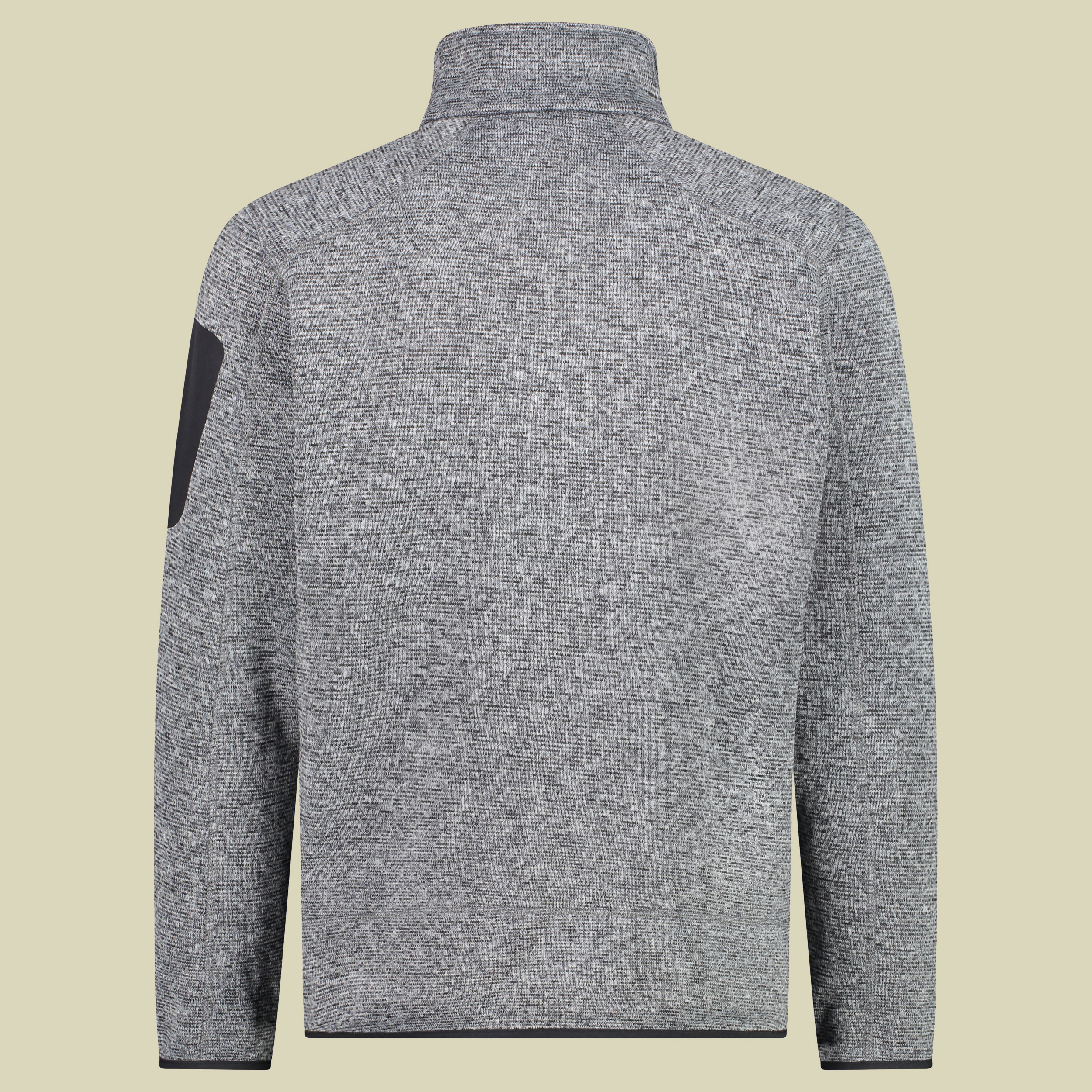 Man Knitted Fleece Jacket CMP 3H60747N Größe 50 Farbe 31ZH ice-titanio-nero