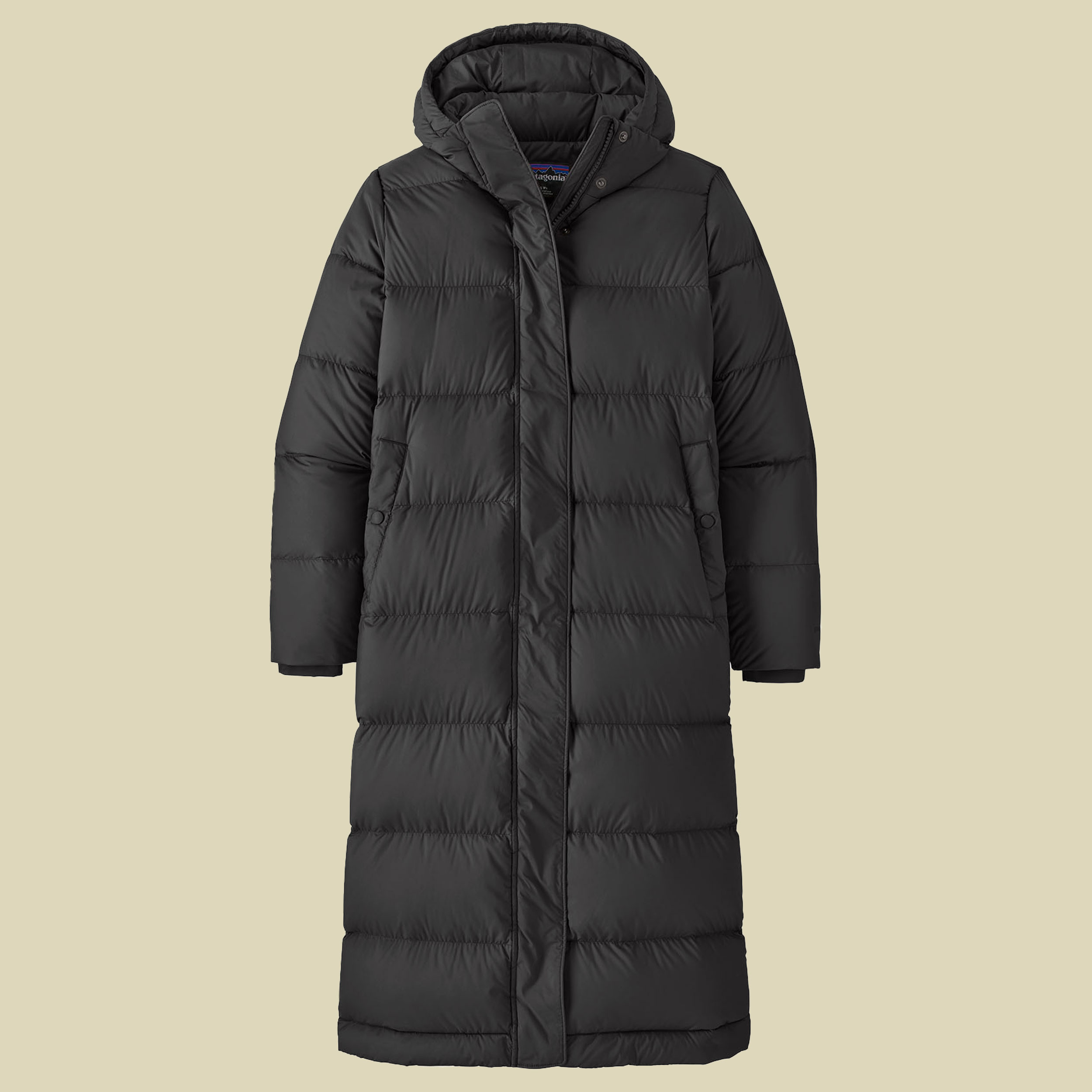 Silent Down Long Parka Women Größe XS Farbe black