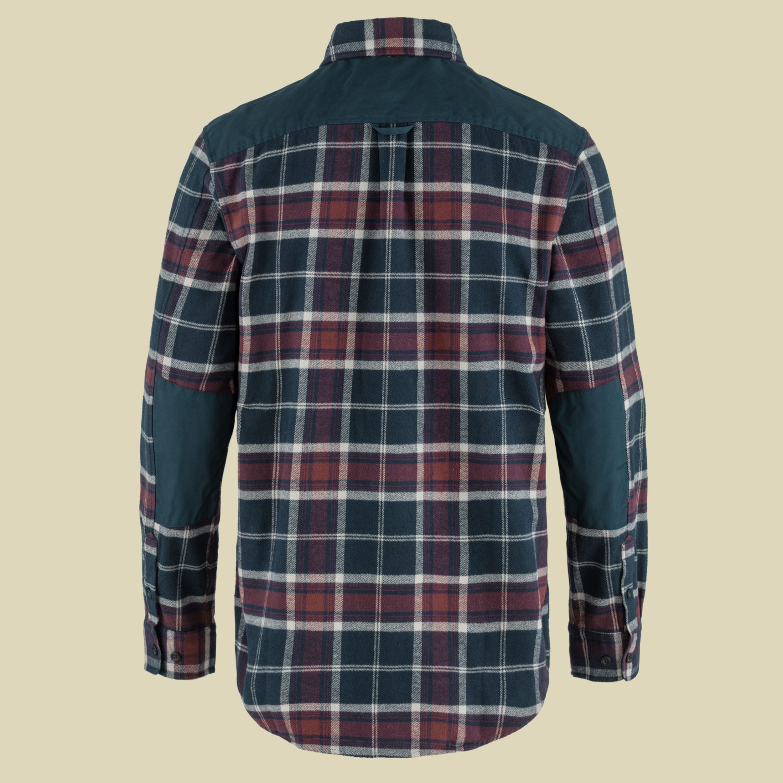 Övik Twill Shirt Men Größe XXL Farbe dark navy/dark garnet