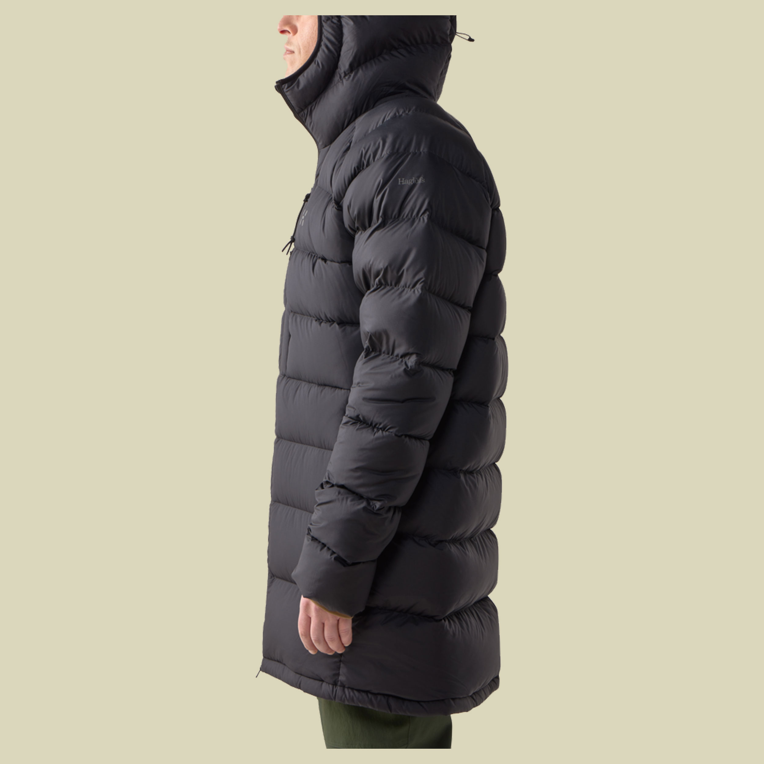 Rosson Down Parka Men XL schwarz - true black