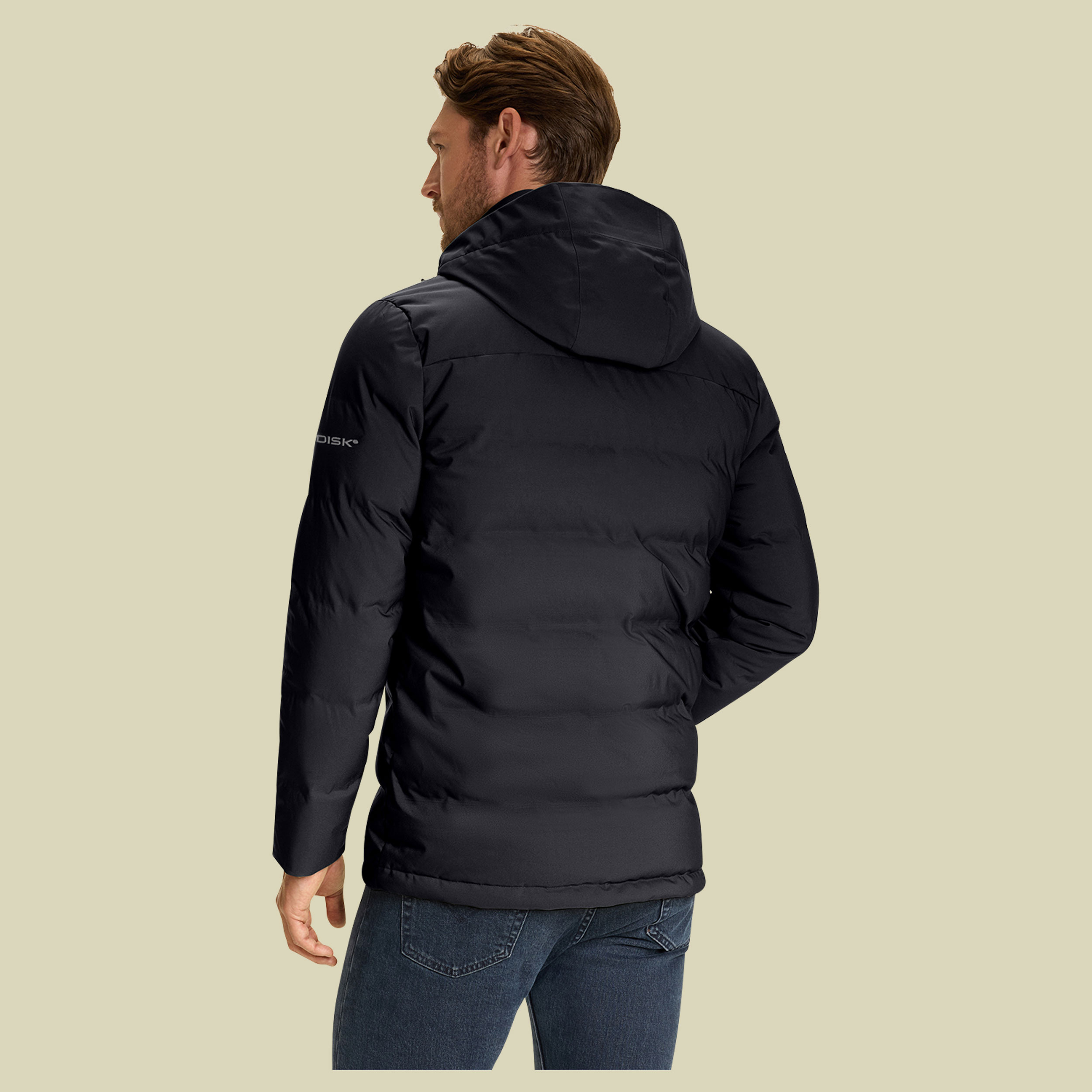 Akkarvik Bonded Down Jacket Men schwarz1 XL - cavier black