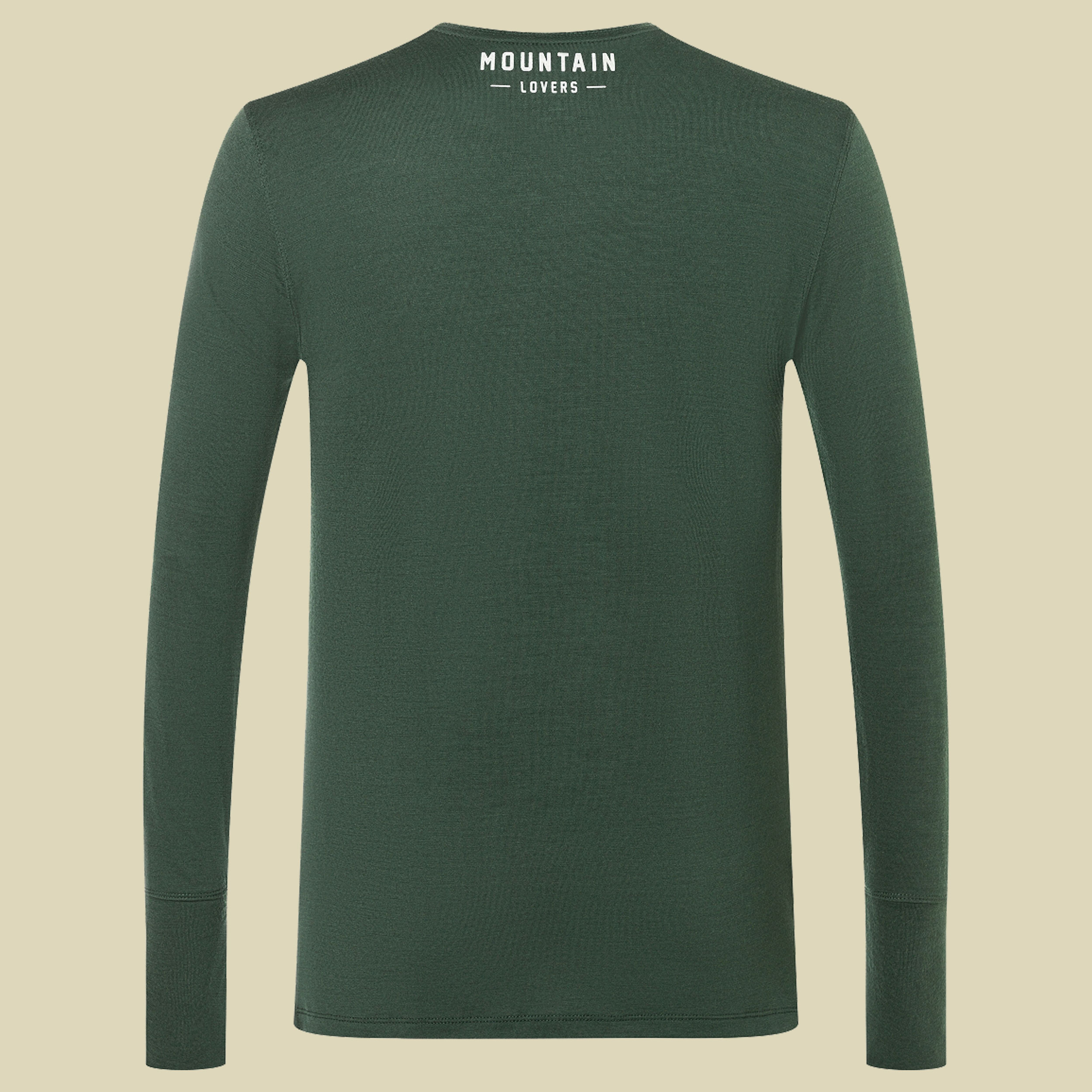 Skieur LS Men Größe L  Farbe deep forest/feather grey
