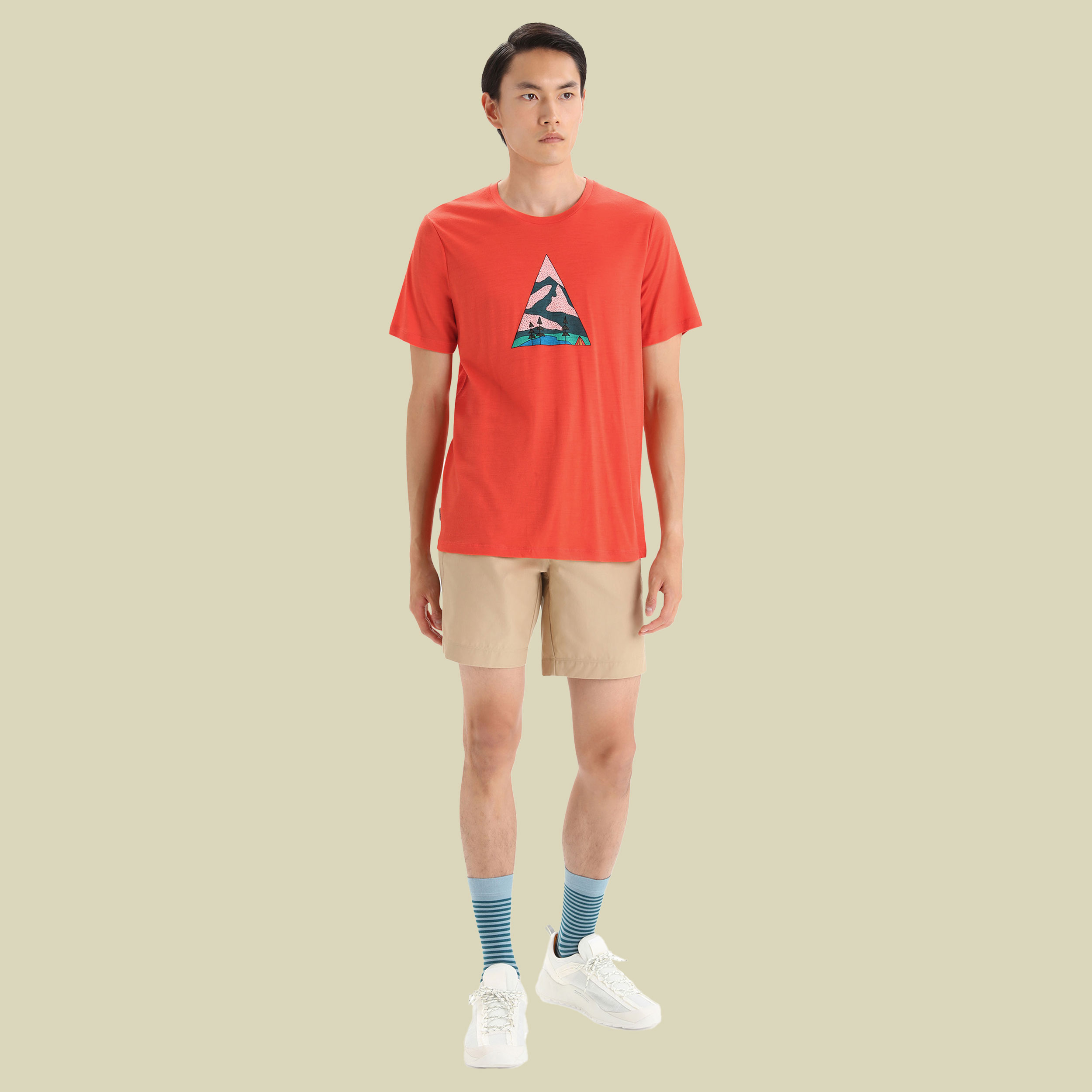 Tech Lite II SS Tee Men Motiv Größe L  Farbe camp grounds-vibrant earth