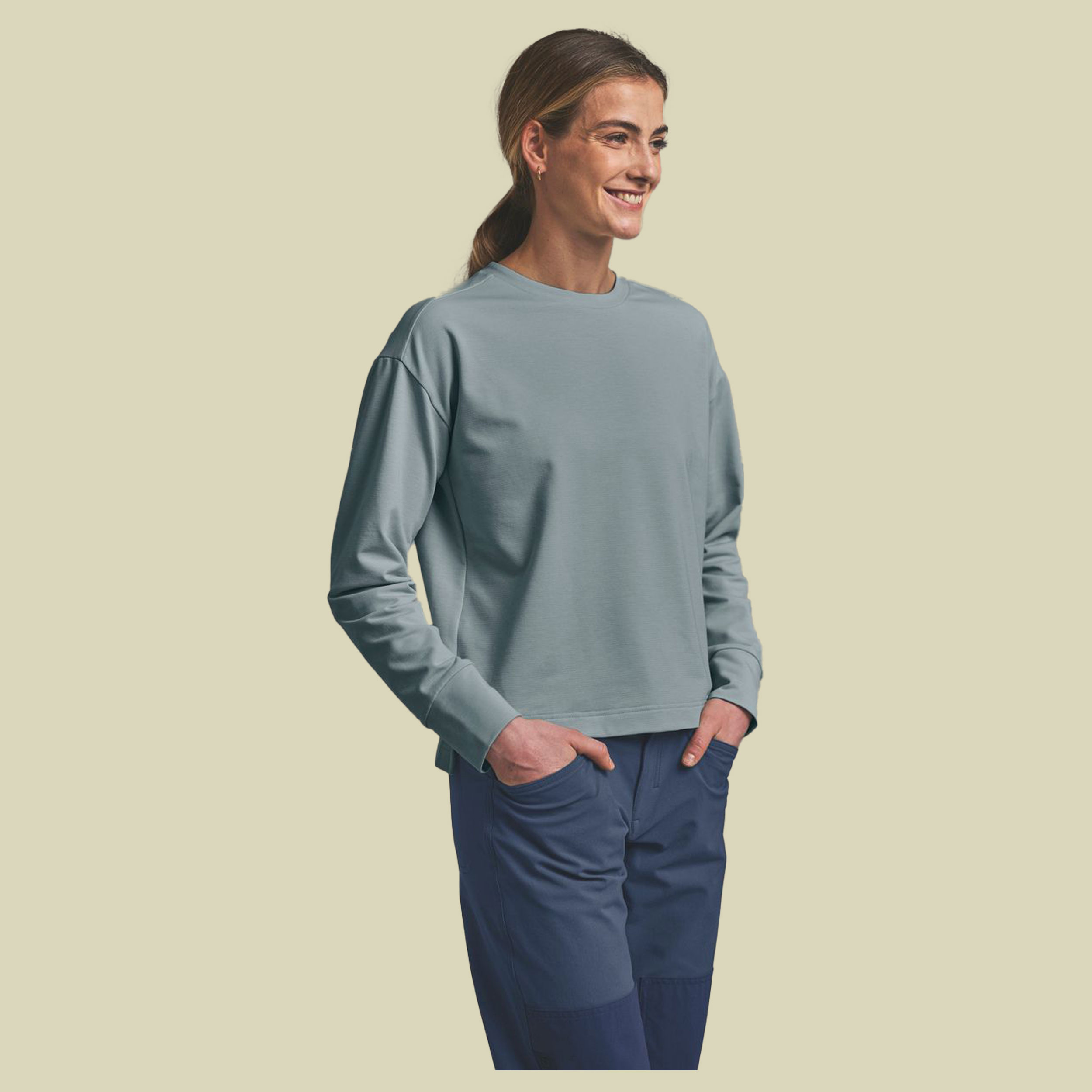 Affinity Crew Neck Women S grau - icy shore