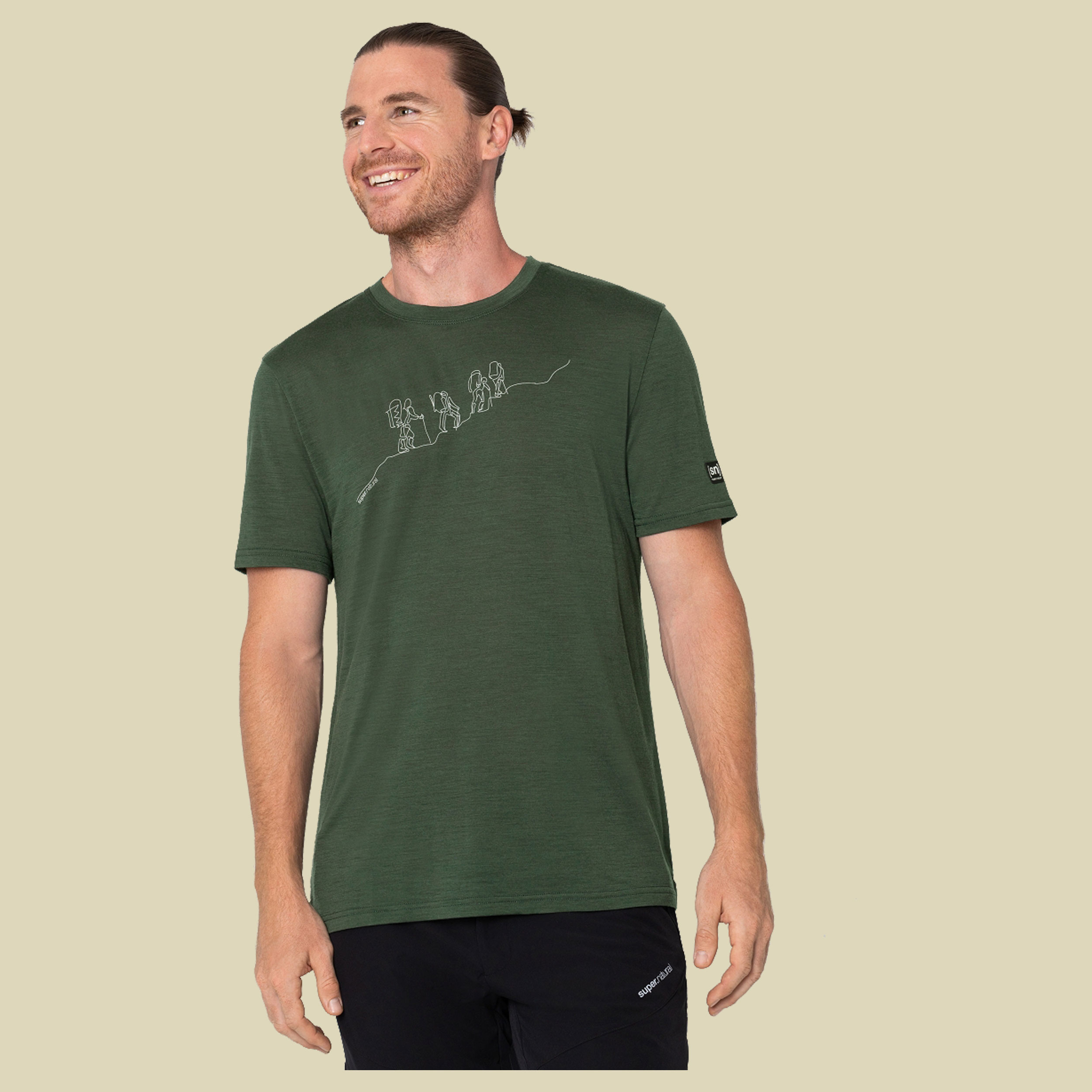 Hiking Tee Men Größe L  Farbe deep forest/feather grey