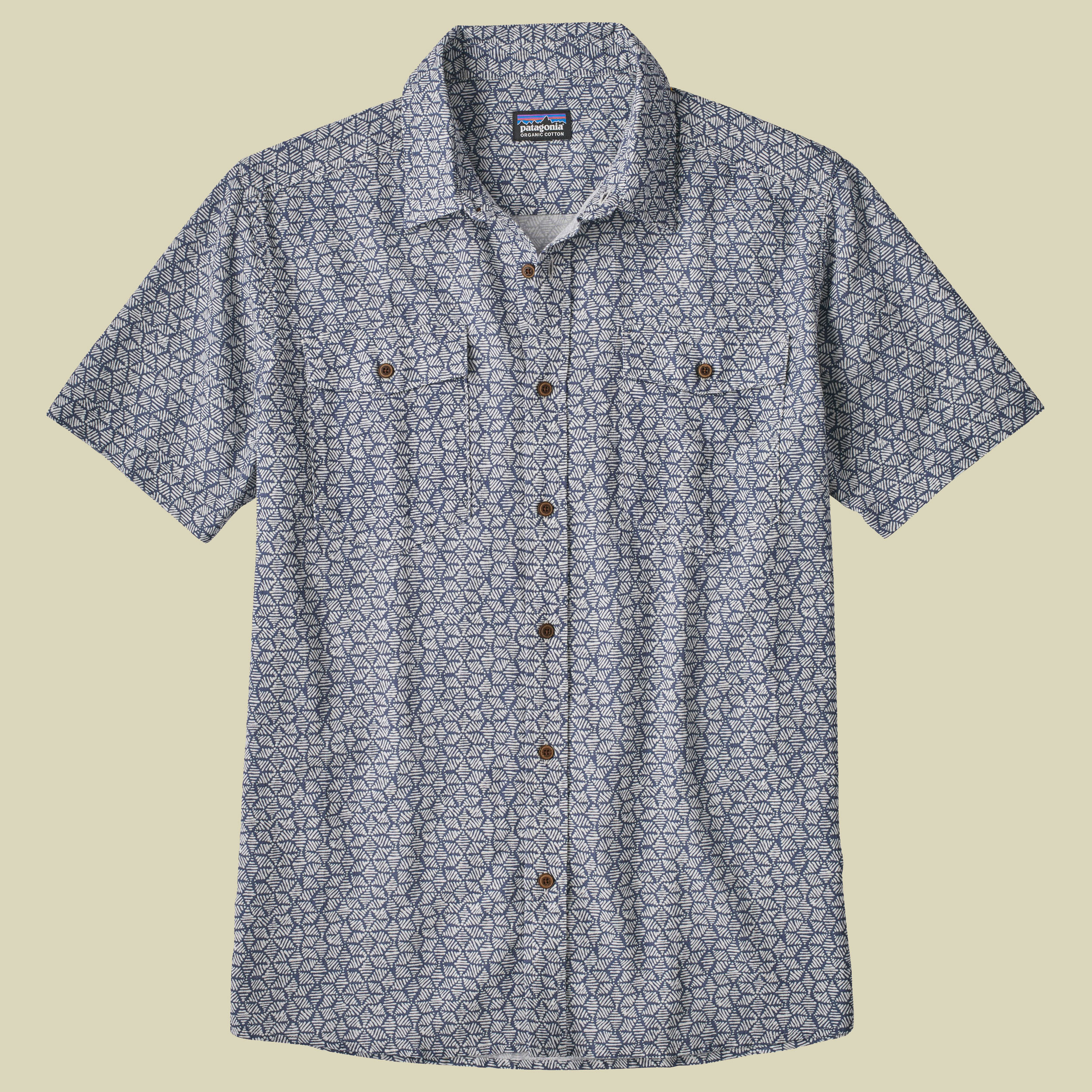 Steersman Shirt Men Größe S Farbe batik hex micro:dolomite blue