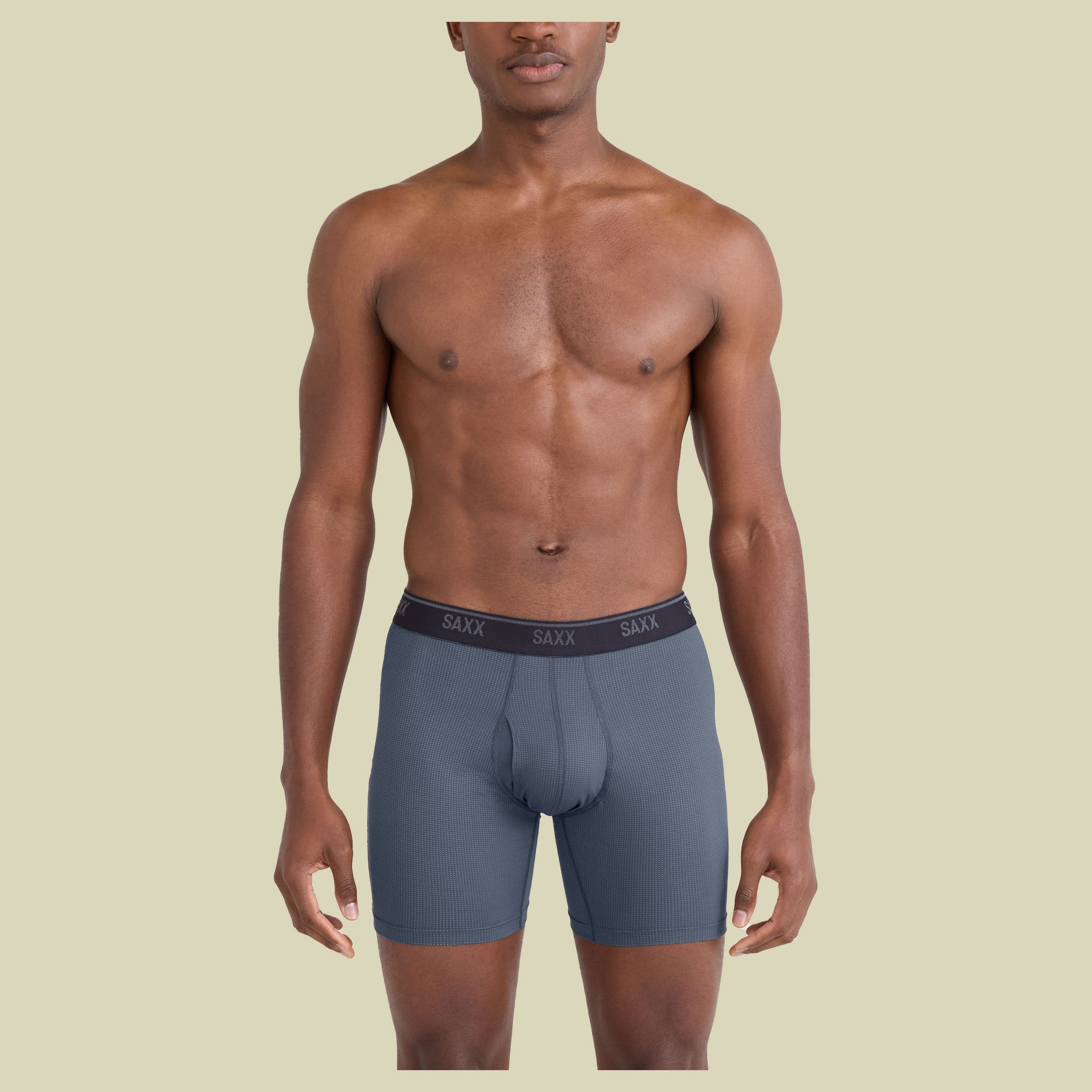 Quest Quick Dry Mesh Boxer Brief Fly XXL grau - turbulence
