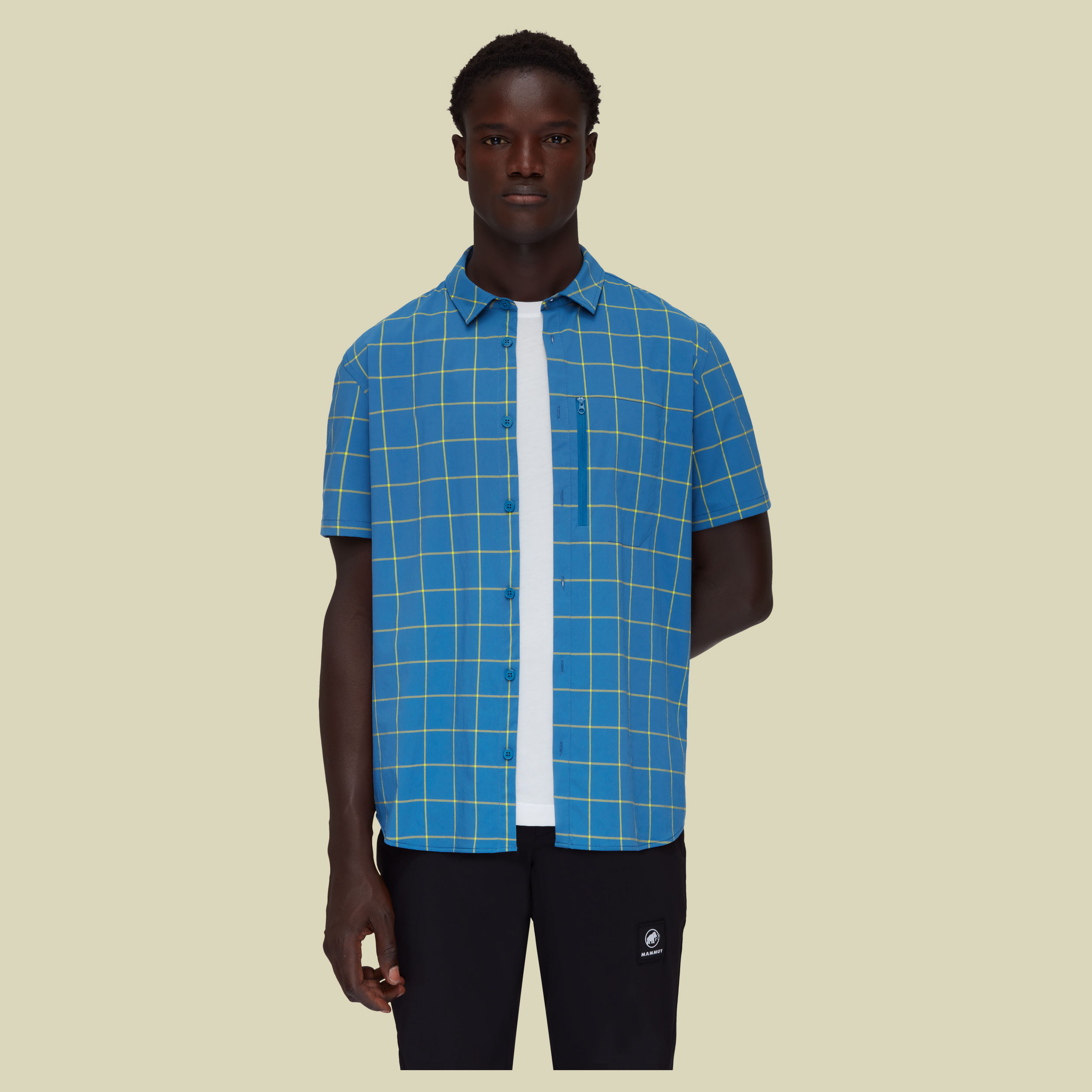 Mountain Shirt Men Größe XXL Farbe deep ice-highlime