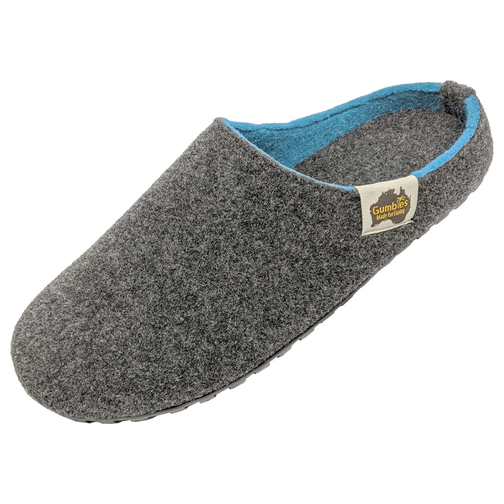 Outback Slipper Men/Women Größe 36 Farbe charcoal/turquoise